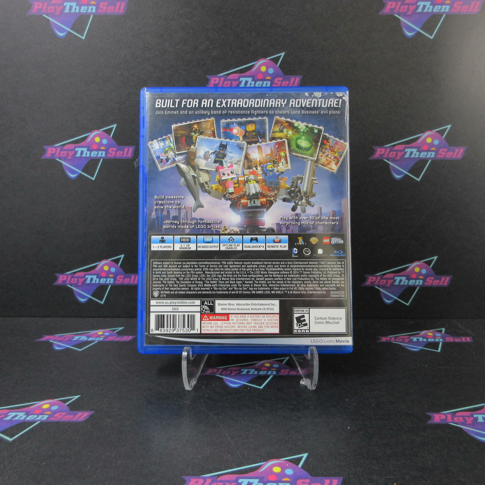The LEGO Movie Videogame PlayStation 4 AD/DD Complete CIB - Very Good
