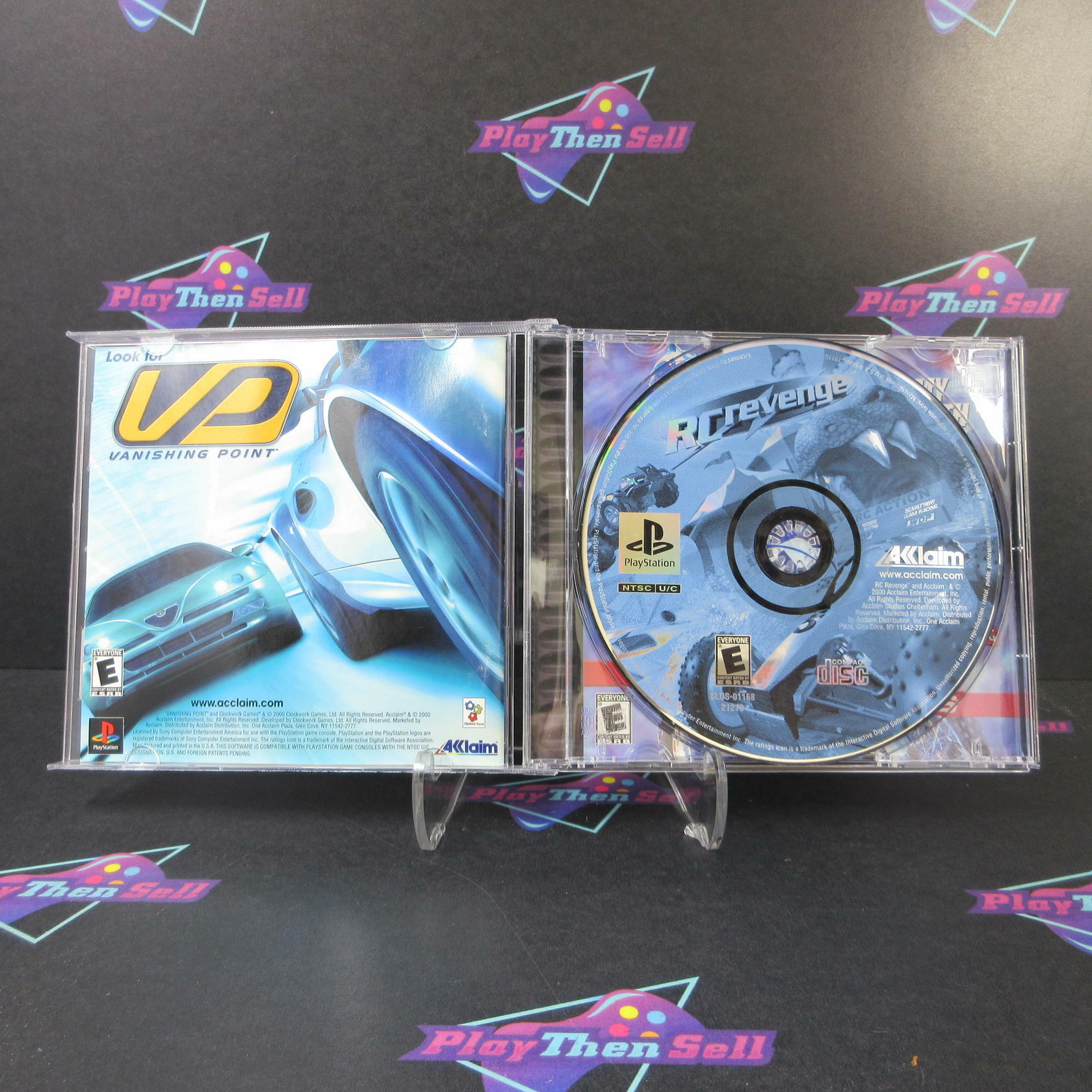 RC Revenge PS1 PlayStation 1 + Reg Card - Like New