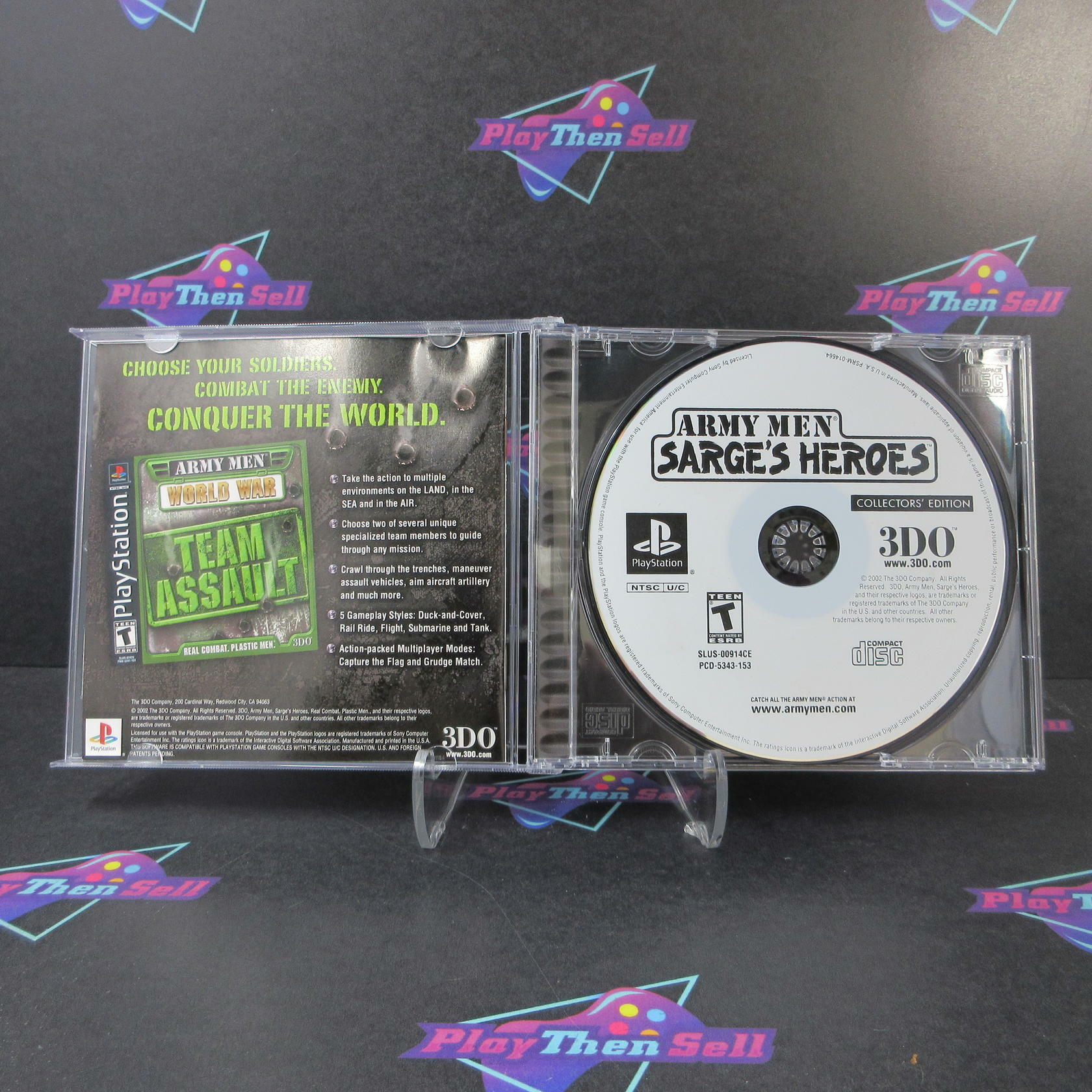 Army Men Gold Collectors Edition PS1 PlayStation 1 - Like New