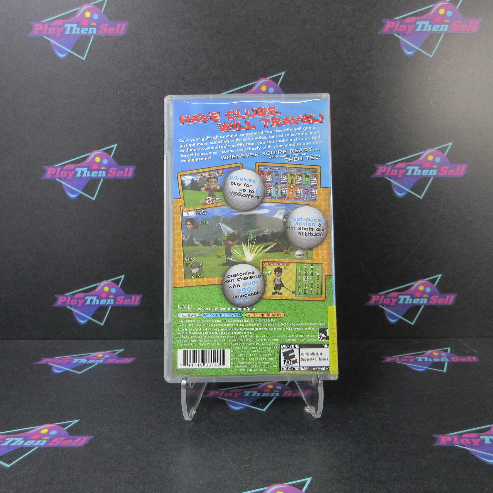 Hot Shots Golf Open Tee GH BL Disc Sony PSP AD + Reg Card Complete CIB - Very Good