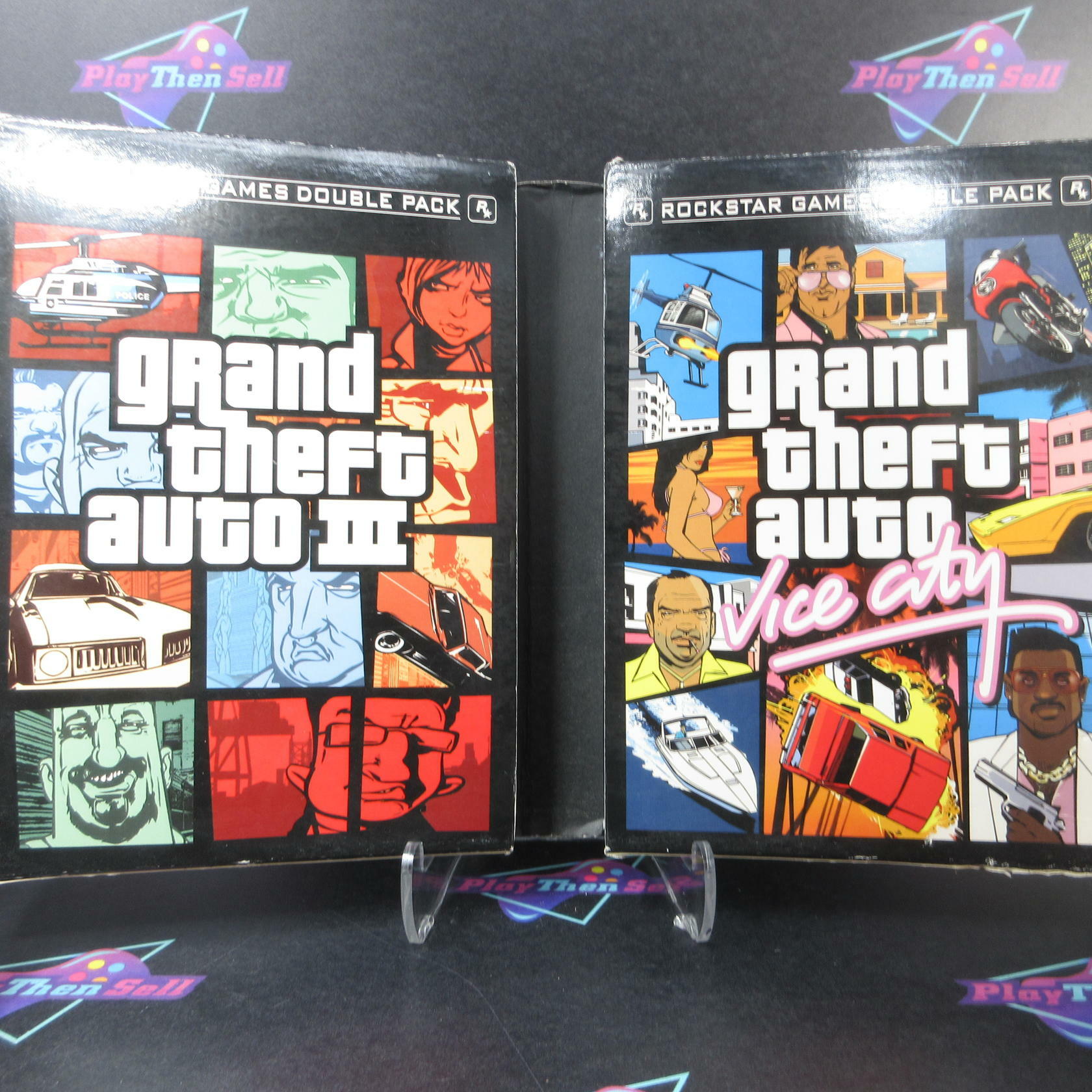 Grand Theft Auto Double Pack GH PS2 PlayStation 2 AD Complete CIB - Very Good