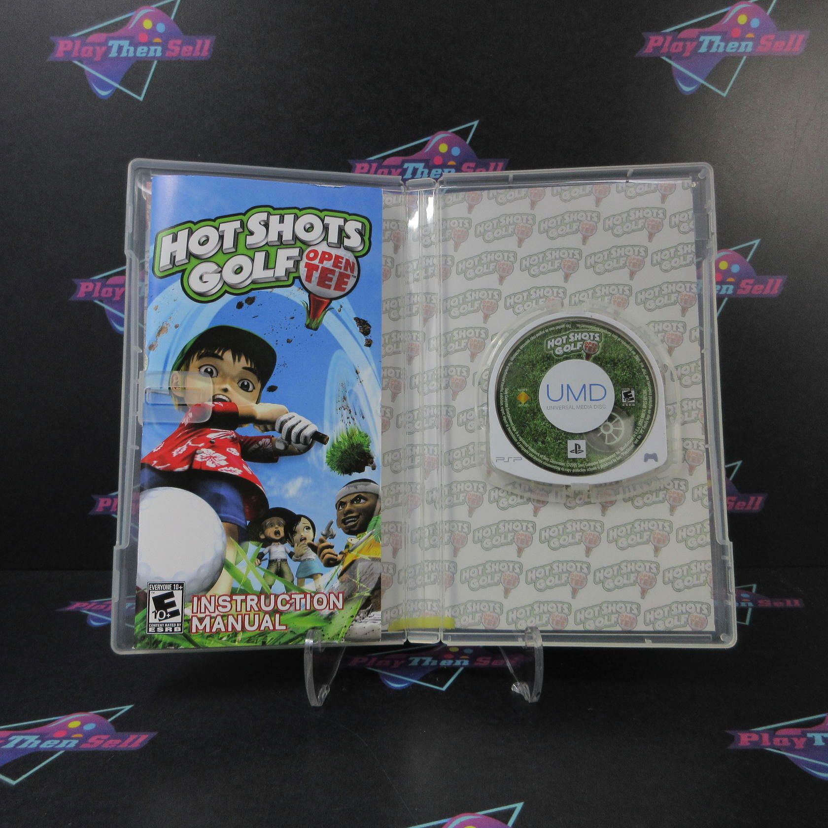 Hot Shots Golf Open Tee GH BL Disc Sony PSP AD + Reg Card Complete CIB - Very Good