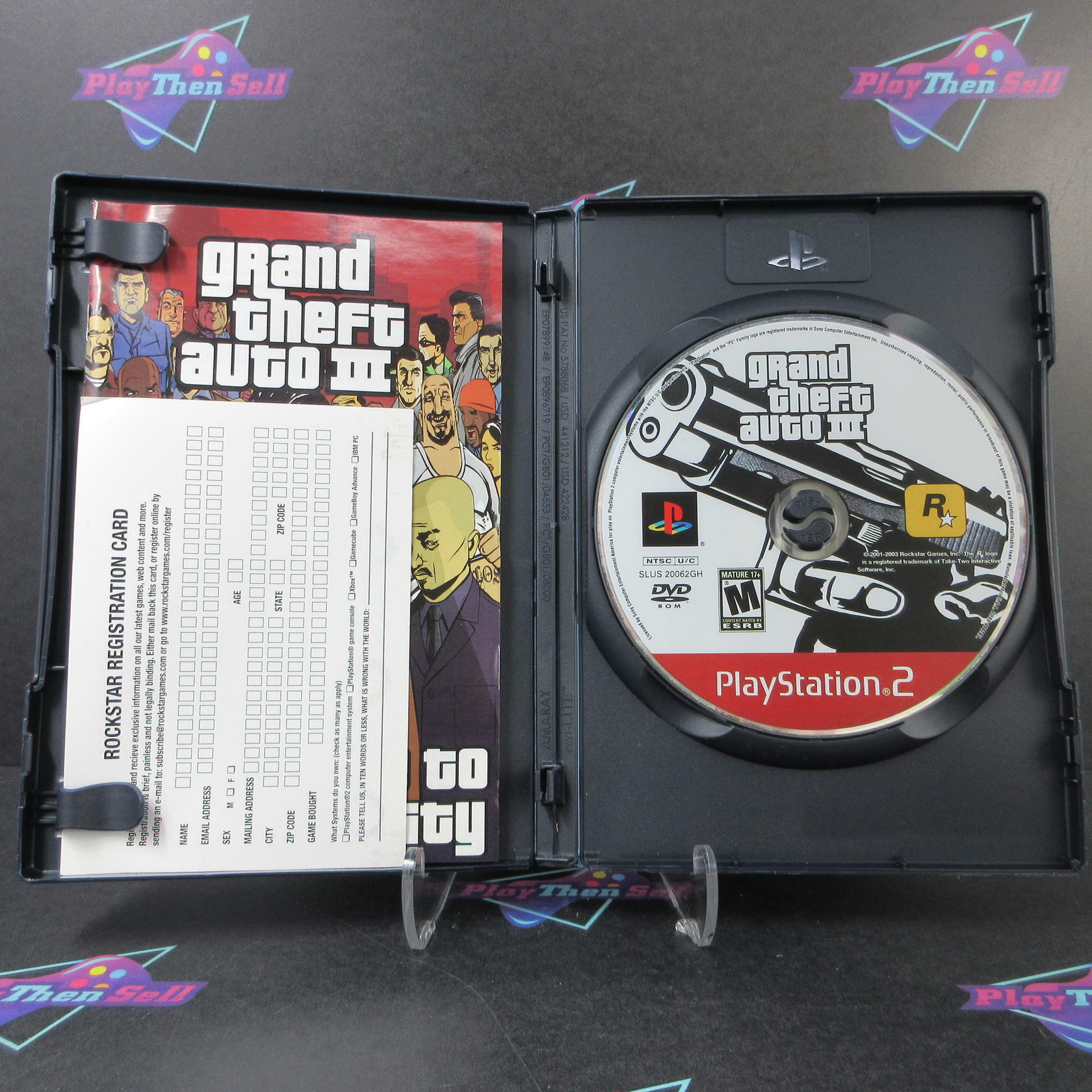 Grand Theft Auto Double Pack GH PS2 PlayStation 2 AD Complete CIB - Very Good