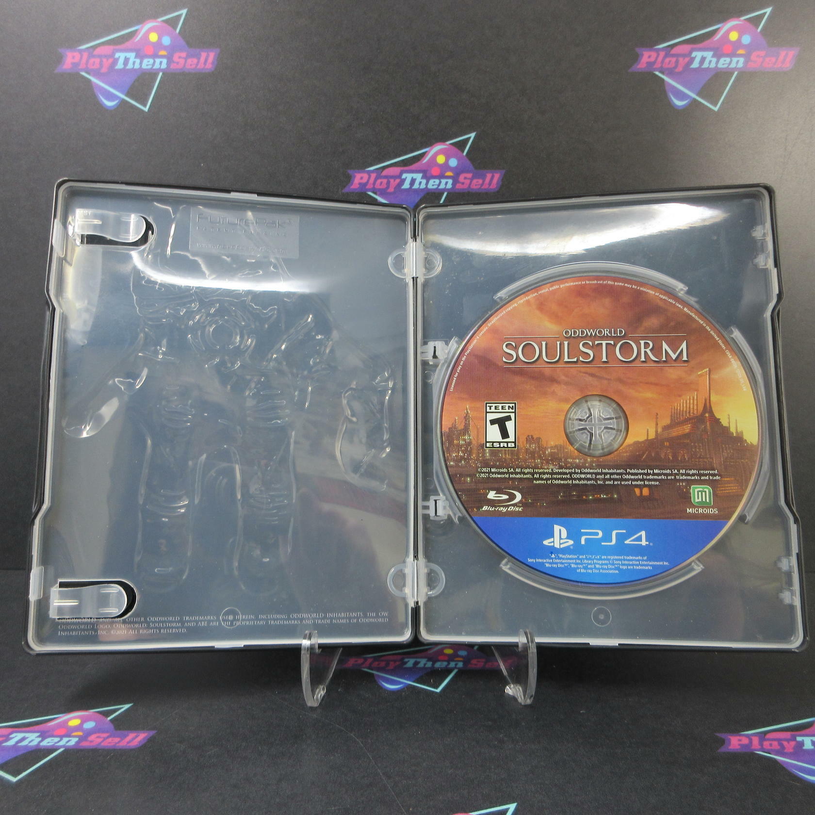Oddworld Soulstorm Day One Oddition Steelbook PS4 PlayStation 4 AD + Sleeve - Very Good
