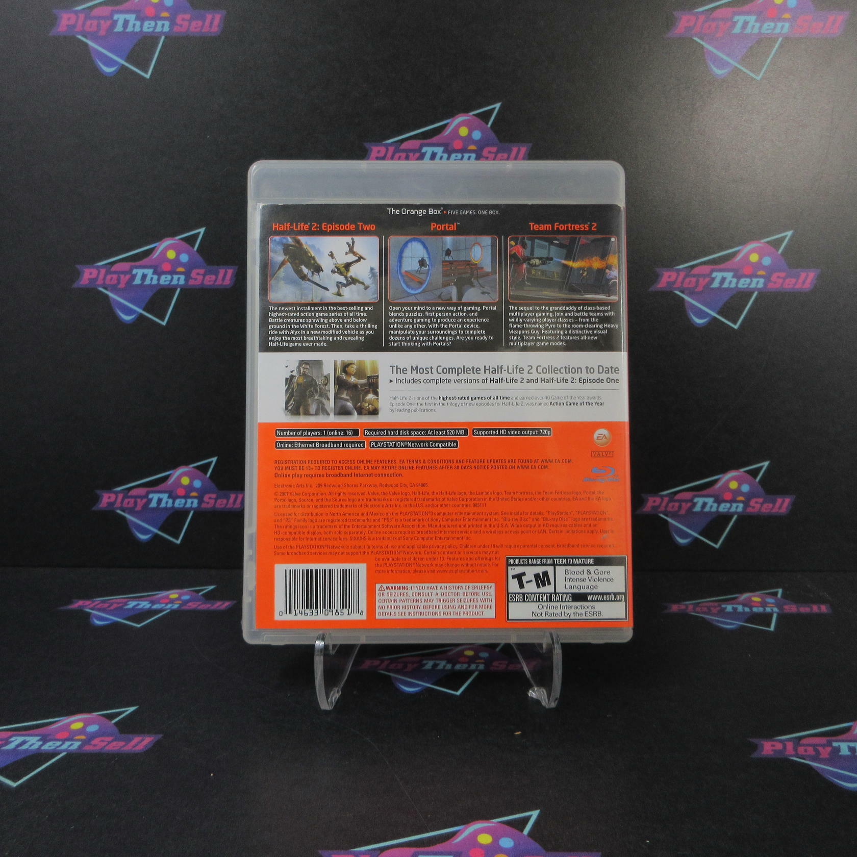 The Orange Box PS3 PlayStation 3 AD/NM - Very Good