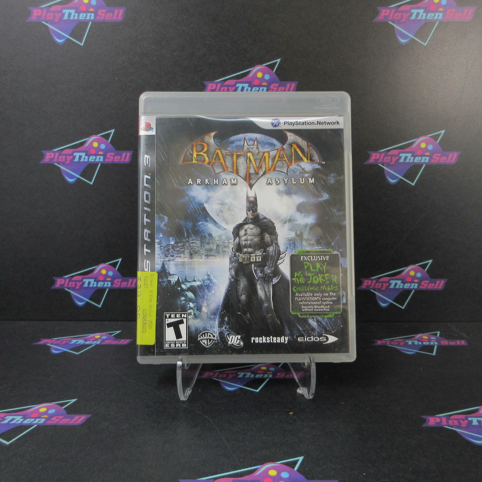 Batman Arkham Asylum PS3 PlayStation 3 AD Complete CIB - Very Good