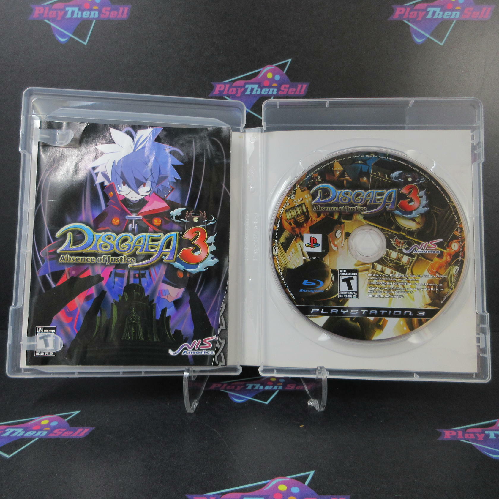 Disgaea 3 Absence of Justice PS3 PlayStation 3 MD Complete CIB - Very Good