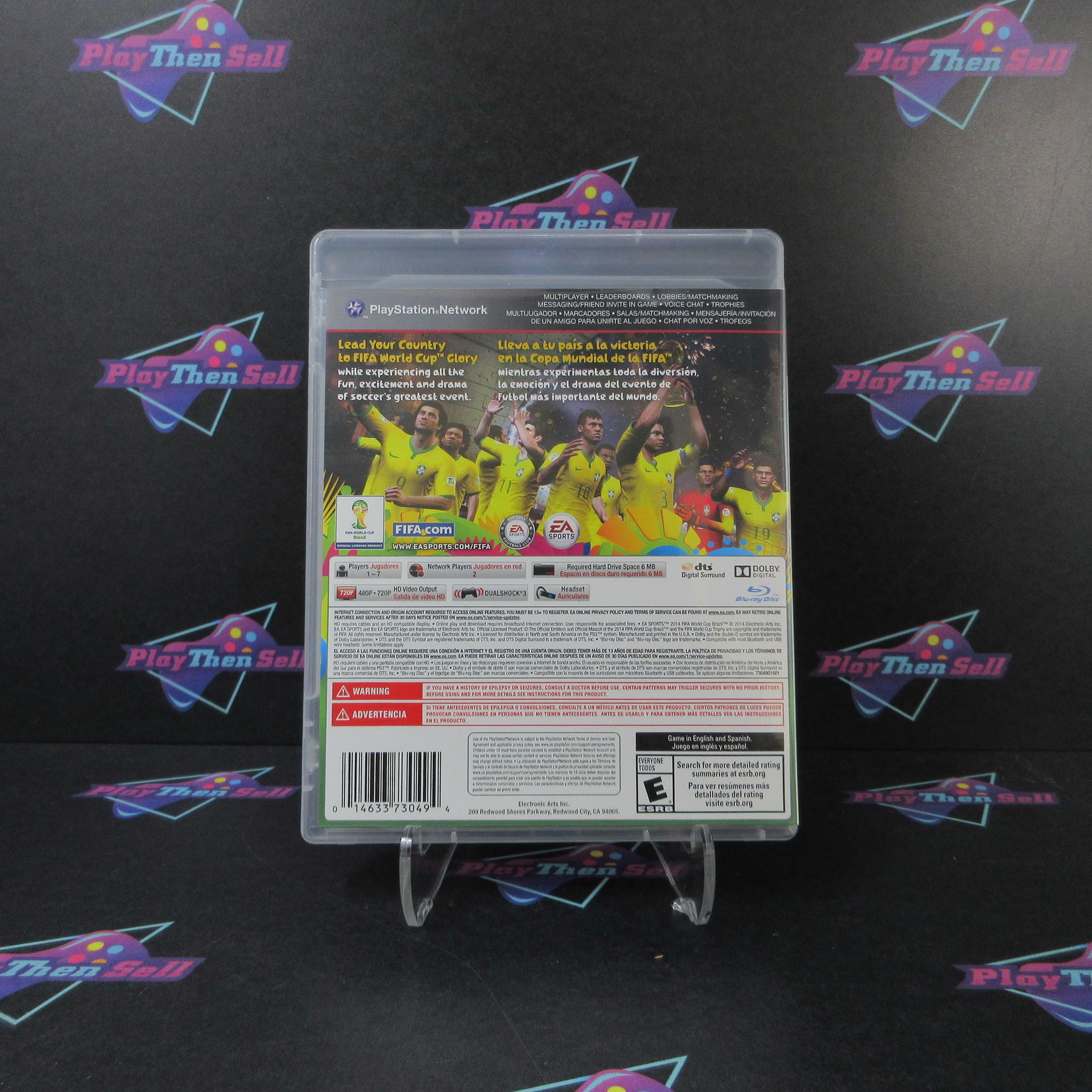 EA Sports 2014 FIFA World Cup Brazil PS3 PlayStation 3 DD Complete CIB - Very Good