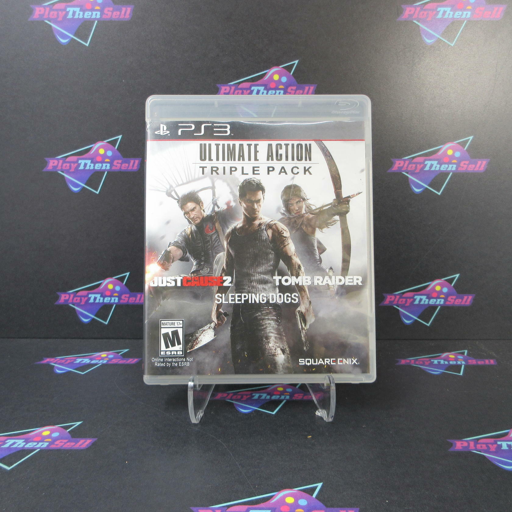 Ultimate Action Triple Pack PS3 PlayStation 3 AD Complete CIB - Very Good