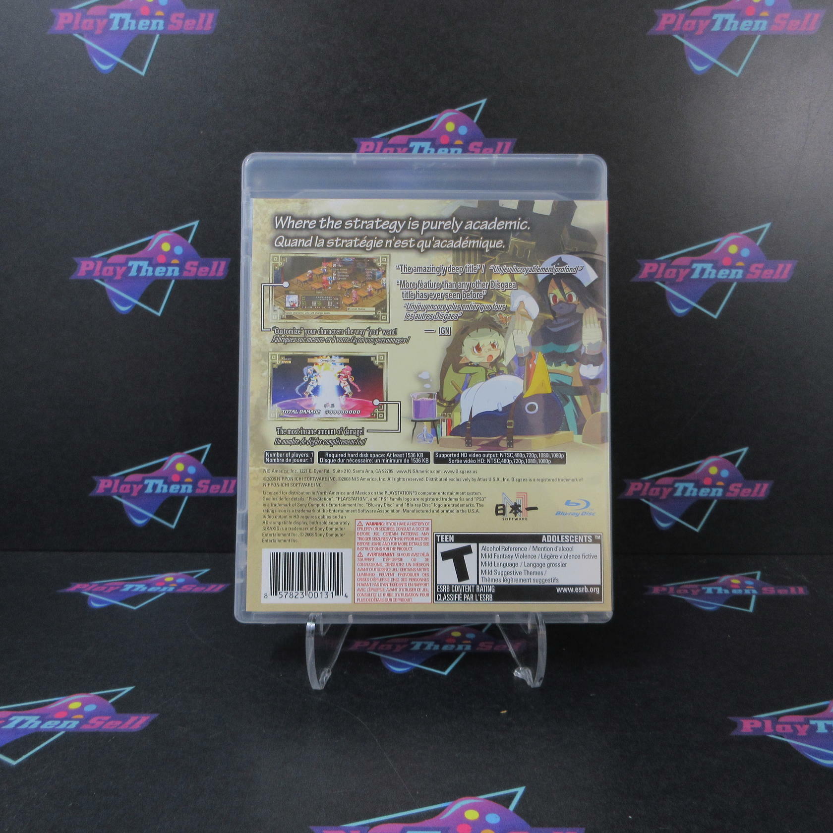 Disgaea 3 Absence of Justice PS3 PlayStation 3 MD Complete CIB - Very Good