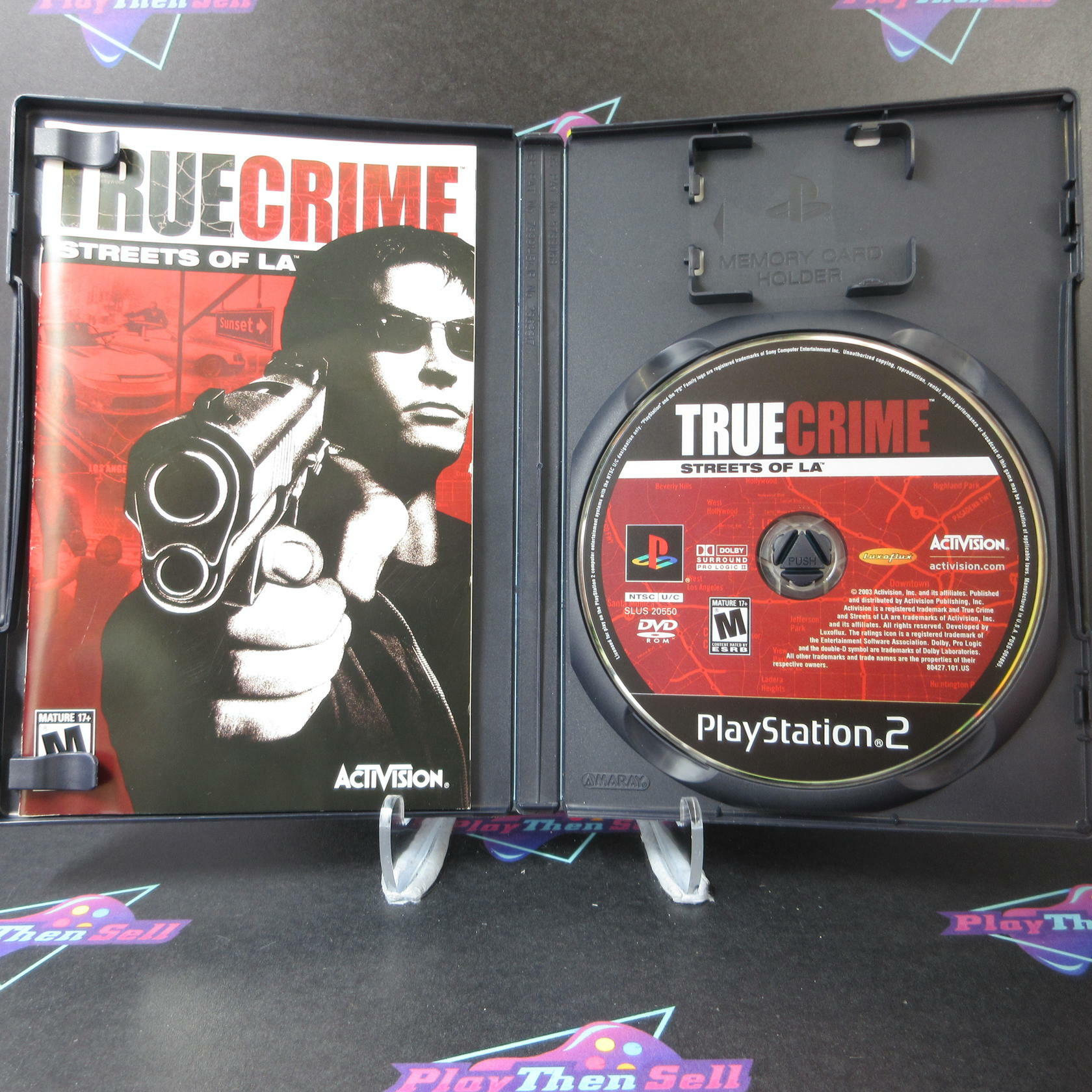 True Crime Streets of LA PS2 PlayStation 2 MD Complete CIB - Very Good