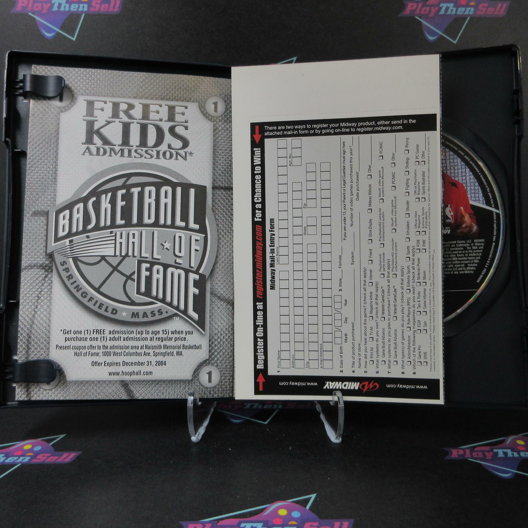 NBA Ballers PS2 PlayStation 2 + Reg Card - Like New