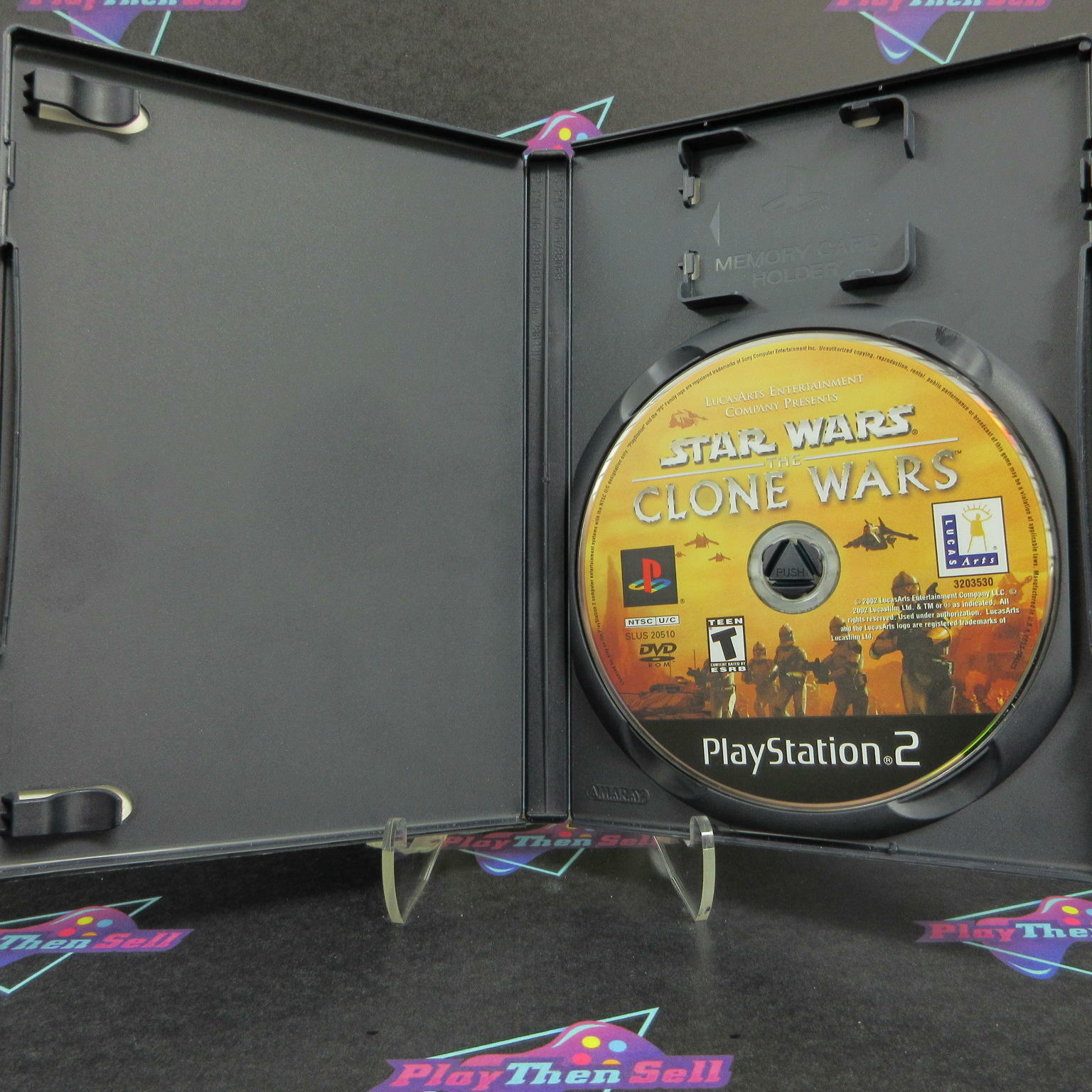 Star Wars The Clone Wars PS2 PlayStation 2 AD/NM - Very Good