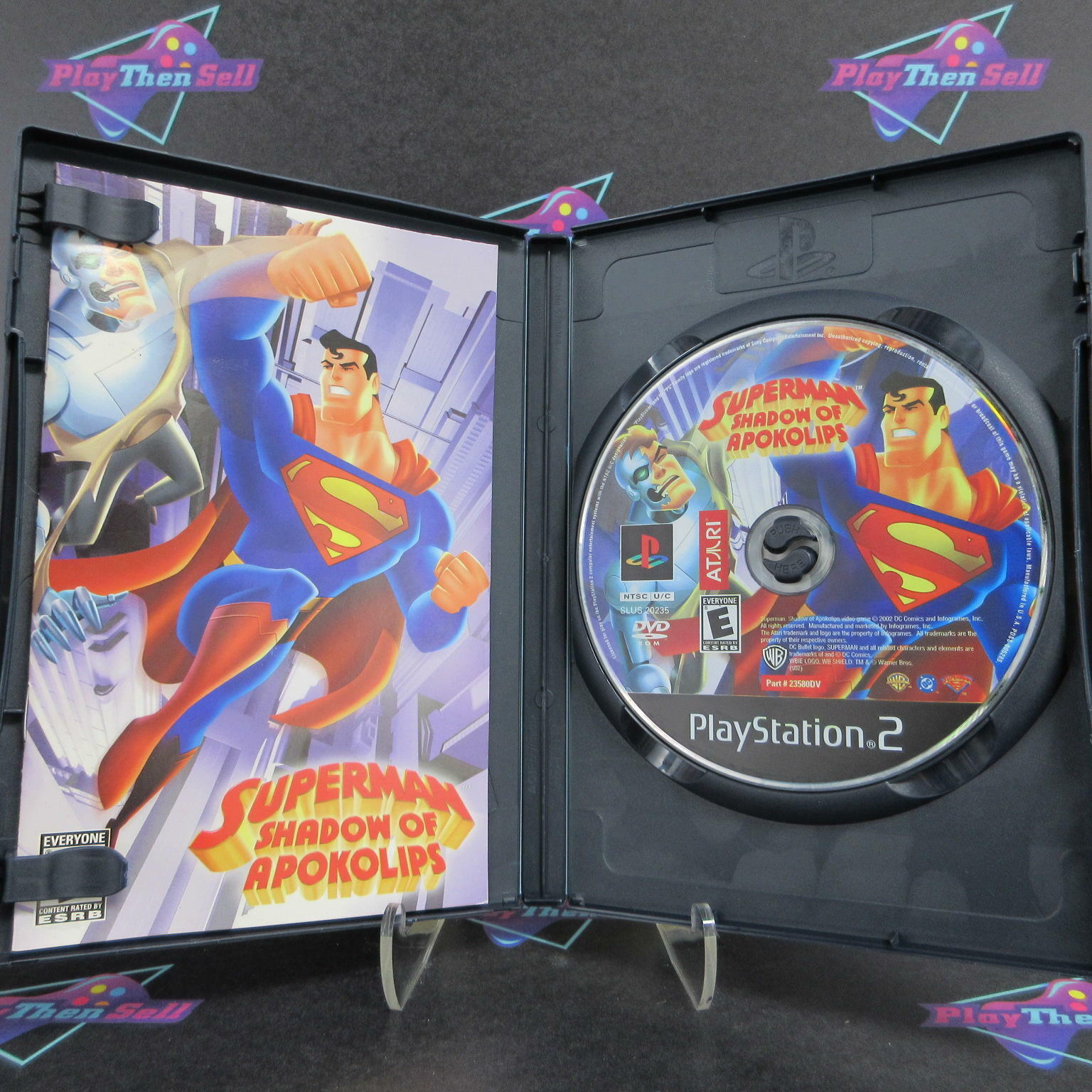 Superman Shadow of Apokolips PS2 PlayStation 2 - Like New