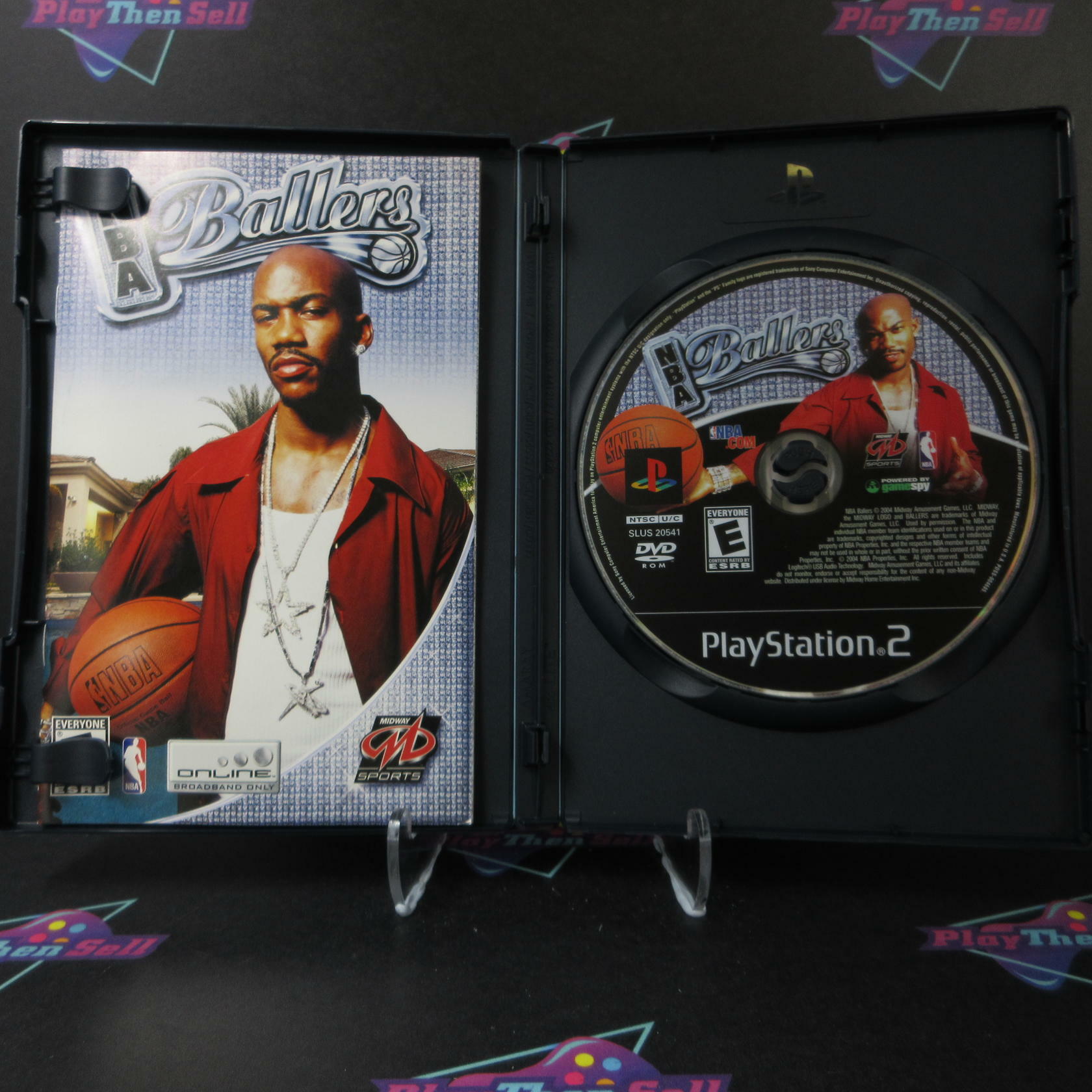 NBA Ballers PS2 PlayStation 2 + Reg Card - Like New