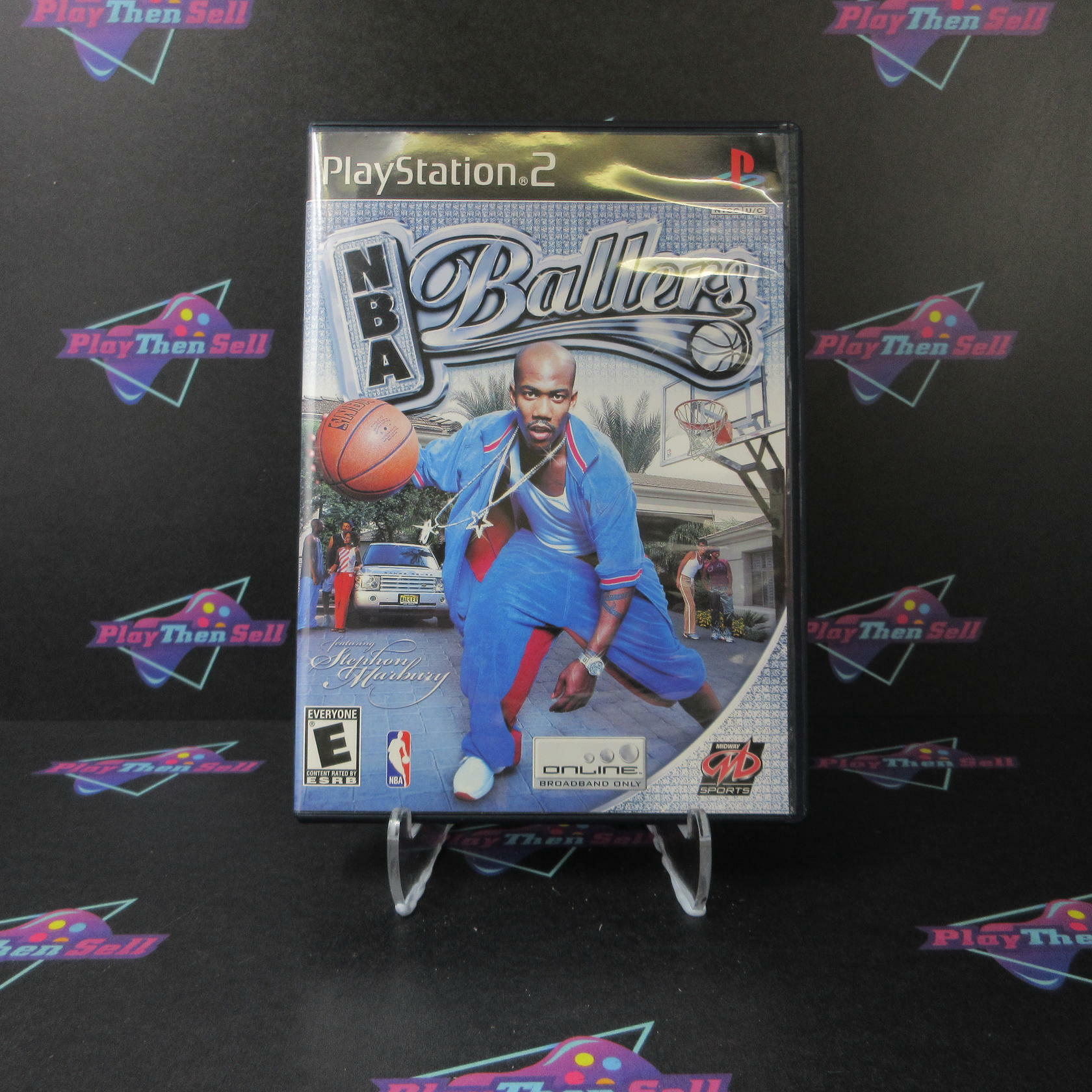NBA Ballers PS2 PlayStation 2 + Reg Card - Like New