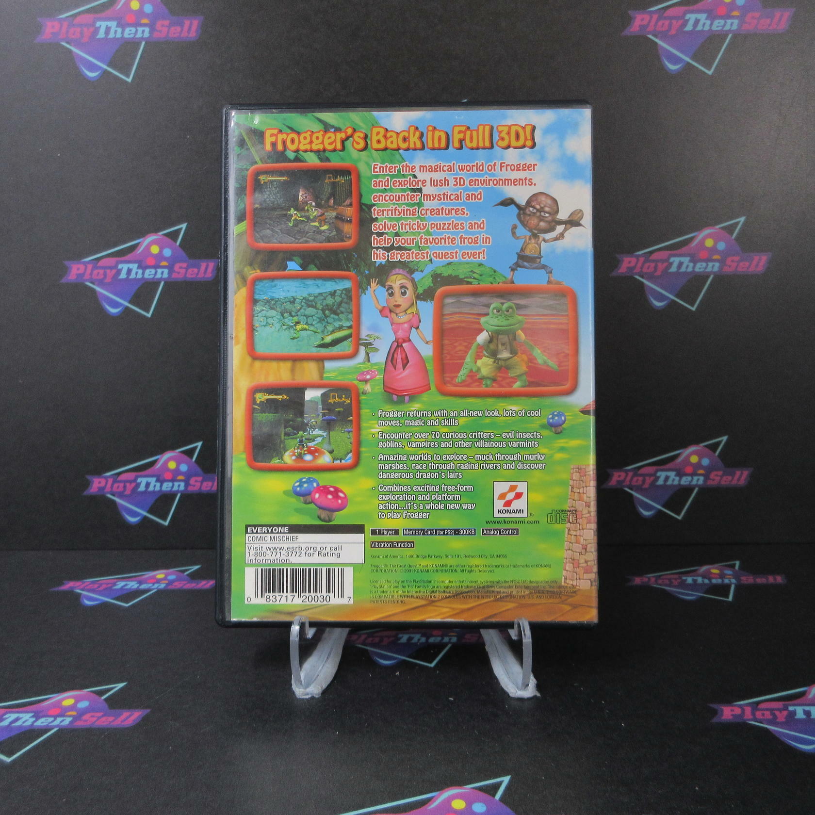 Frogger The Great Quest PS2 PlayStation 2 - Very Good