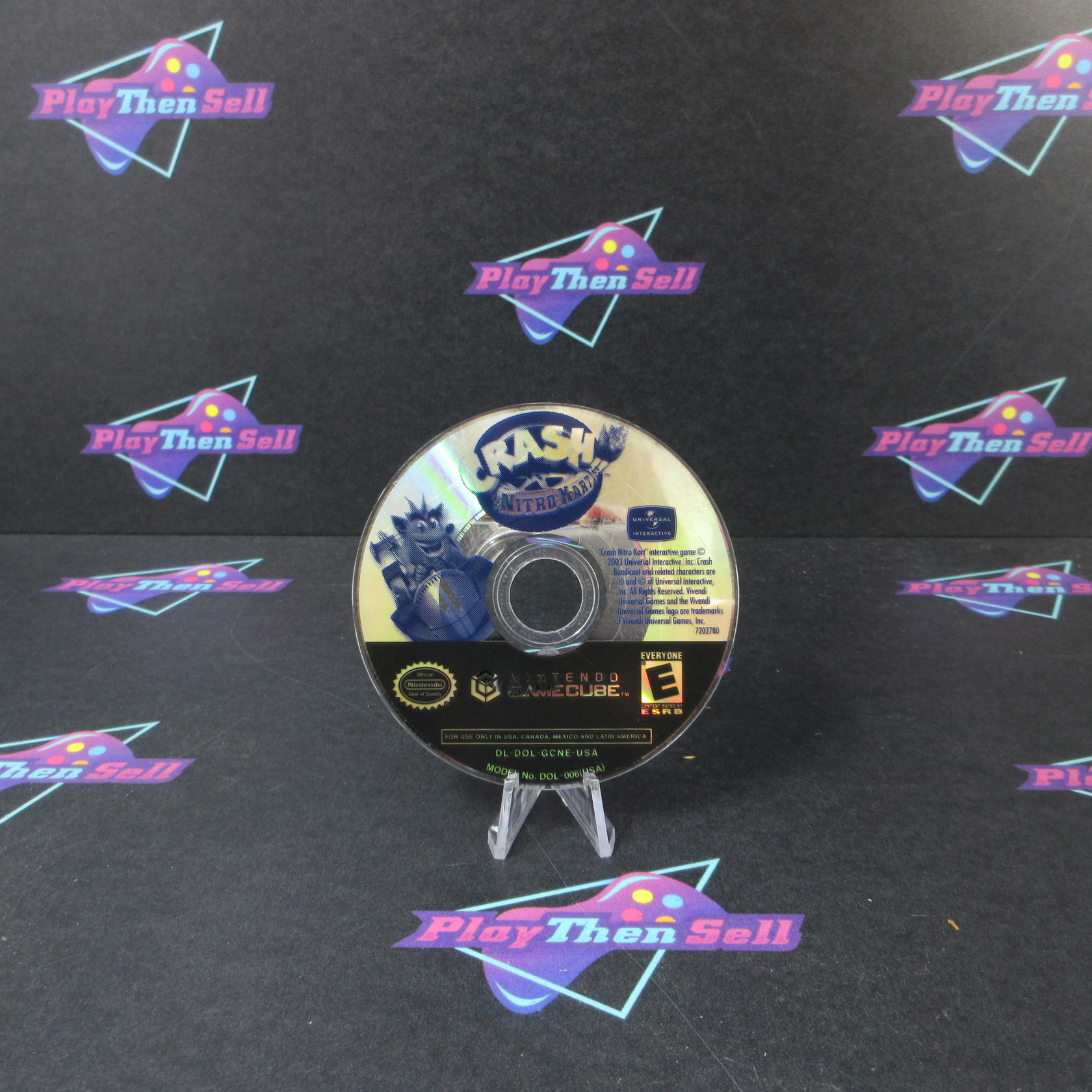 Crash Nitro Kart Nintendo GameCube Disc Only Tested - Very Good
