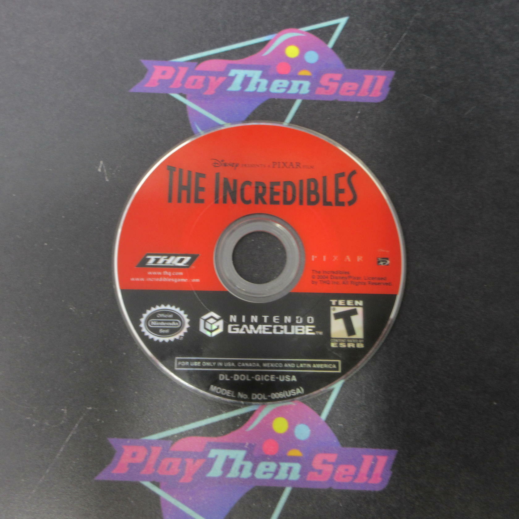 The Incredibles Nintendo GameCube Disc Only - Very Good