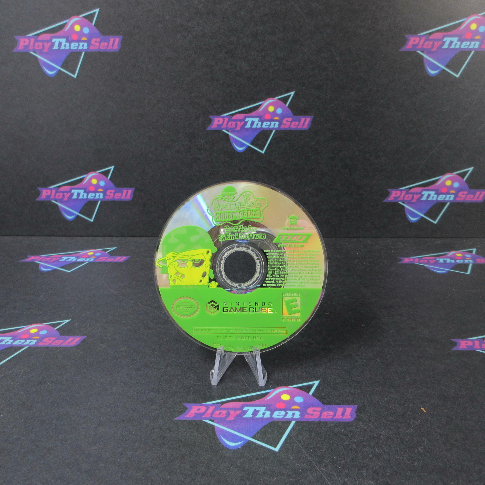 SpongeBob SquarePants The Battle for Bikini Bottom Nintendo GameCube Disc Only - Very Good