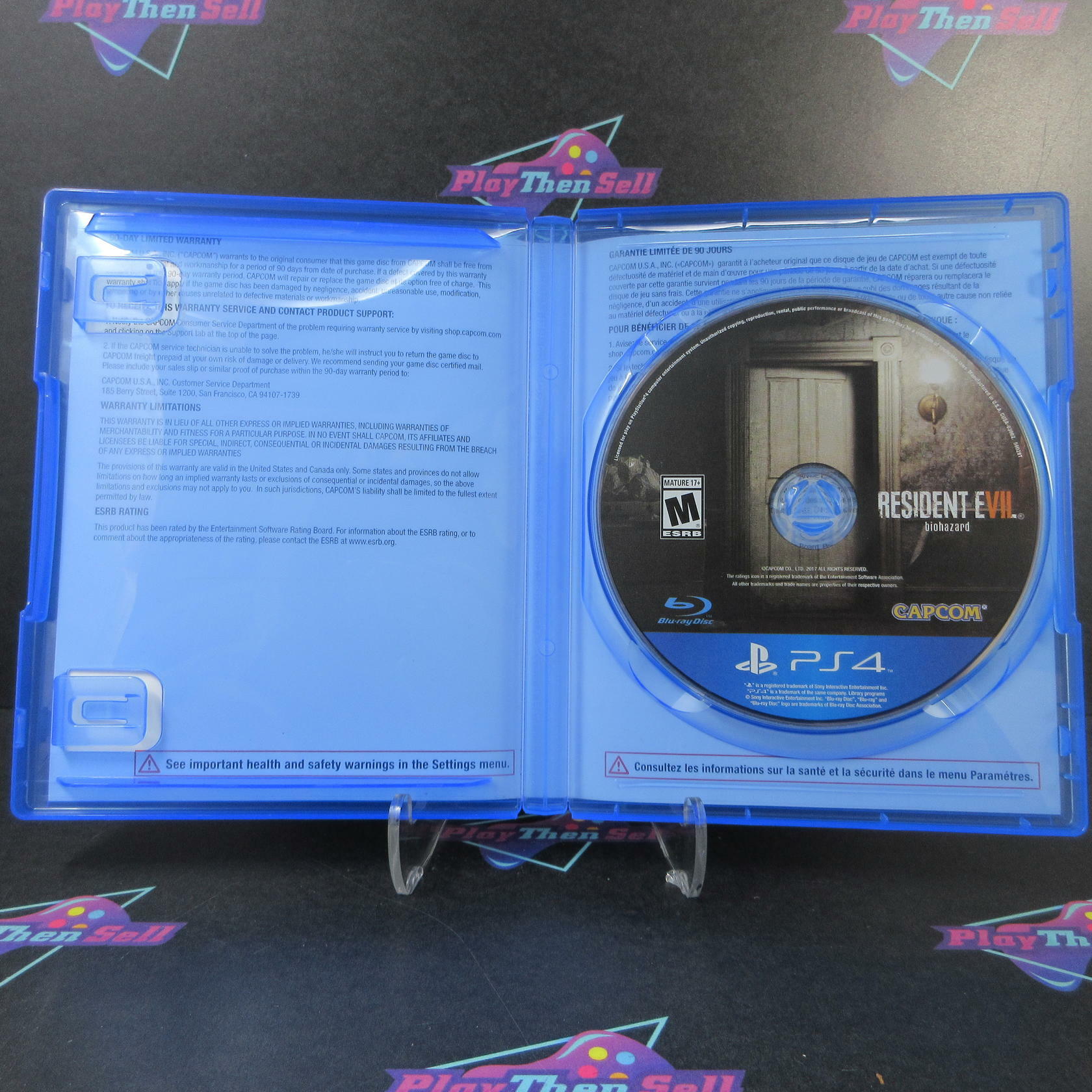 Resident Evil 7 Biohazard PS4 PlayStation 4 AD Complete CIB - Very Good