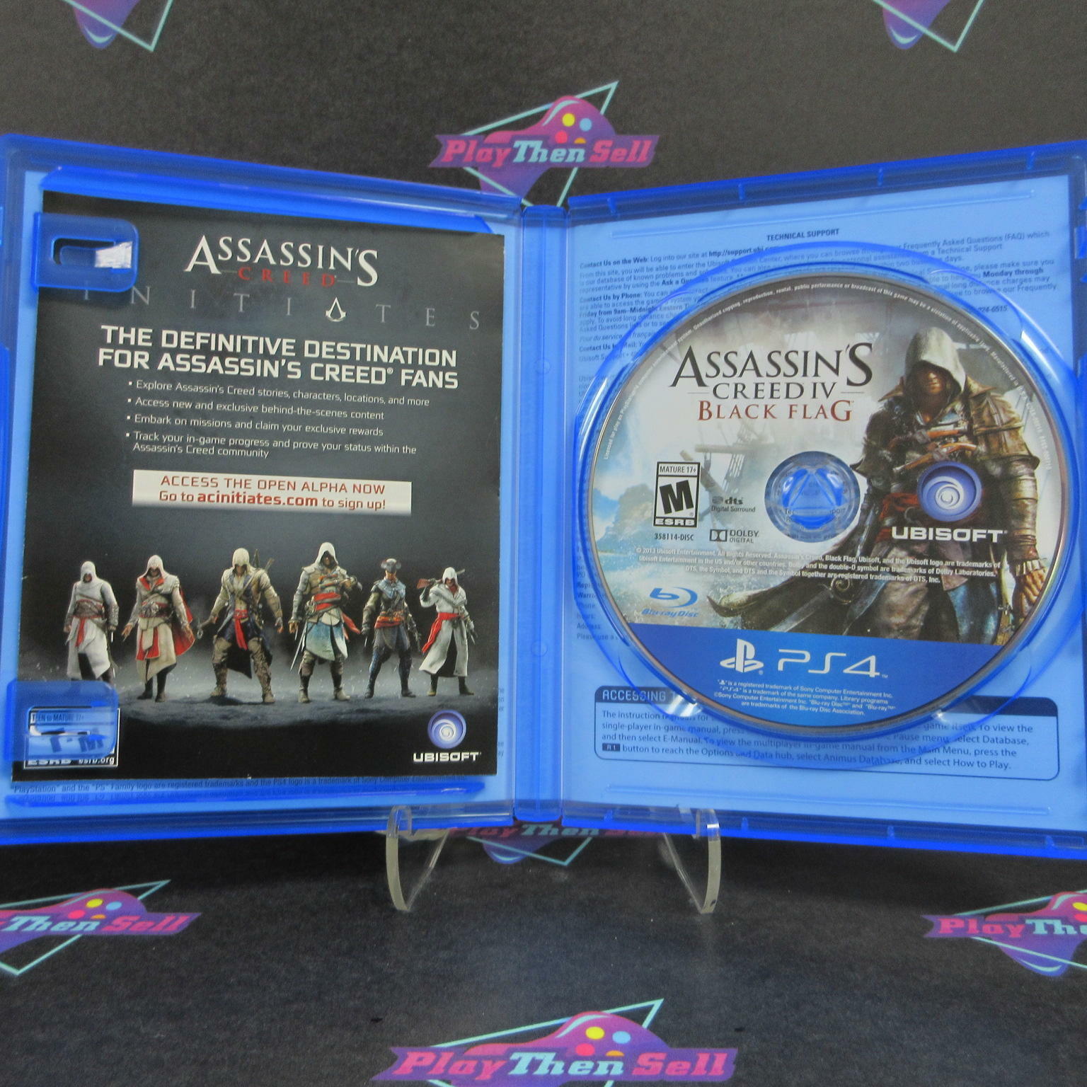 Assassin's Creed IV 4 Black Flag PS4 PlayStation 4 - Like New
