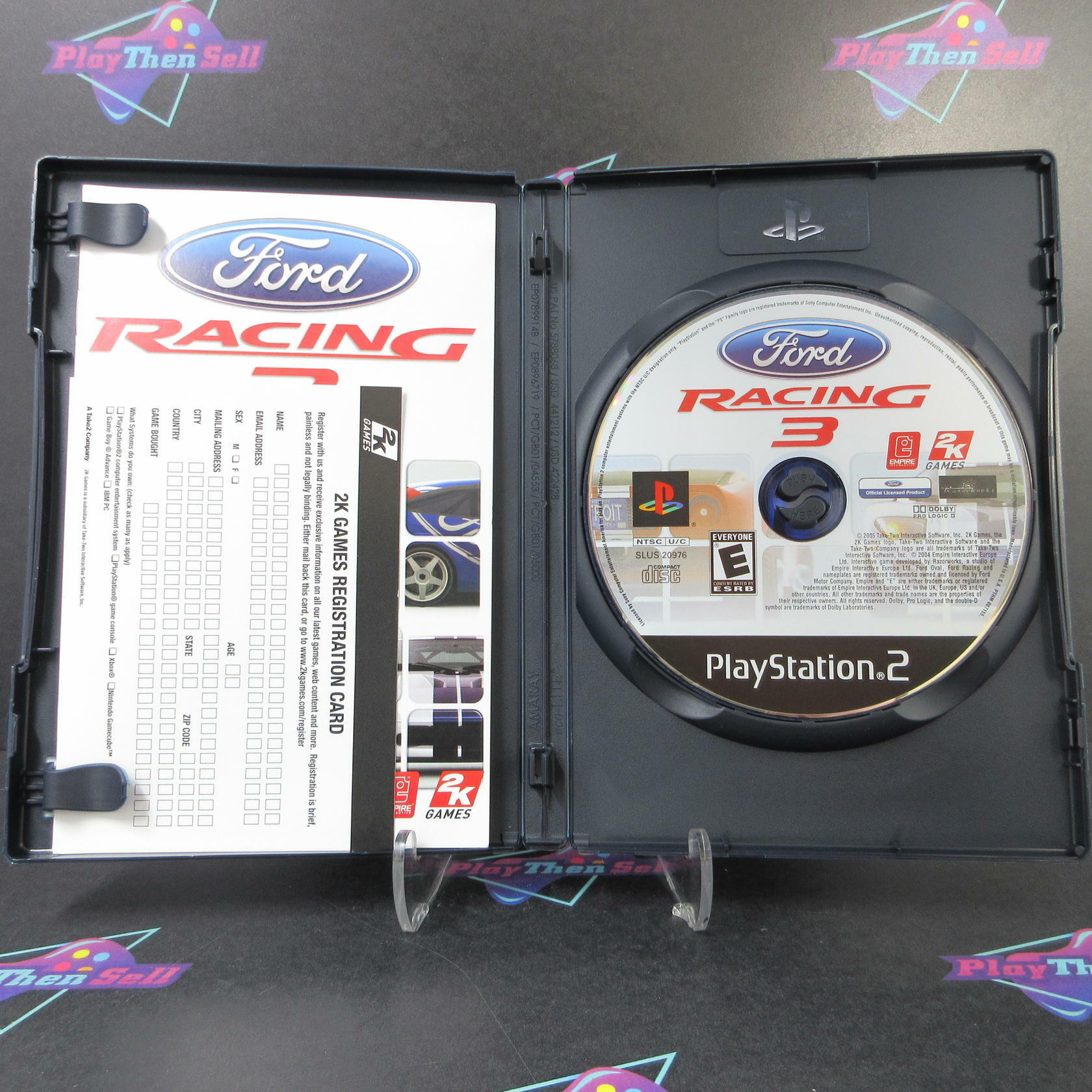 Ford Racing 3  PS2 PlayStation 2 + Reg Card - Like New