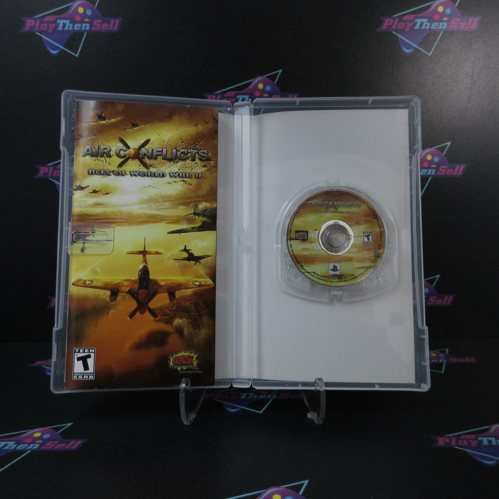Air Conflicts Aces of World War II Sony PSP Clear UMD - Like New
