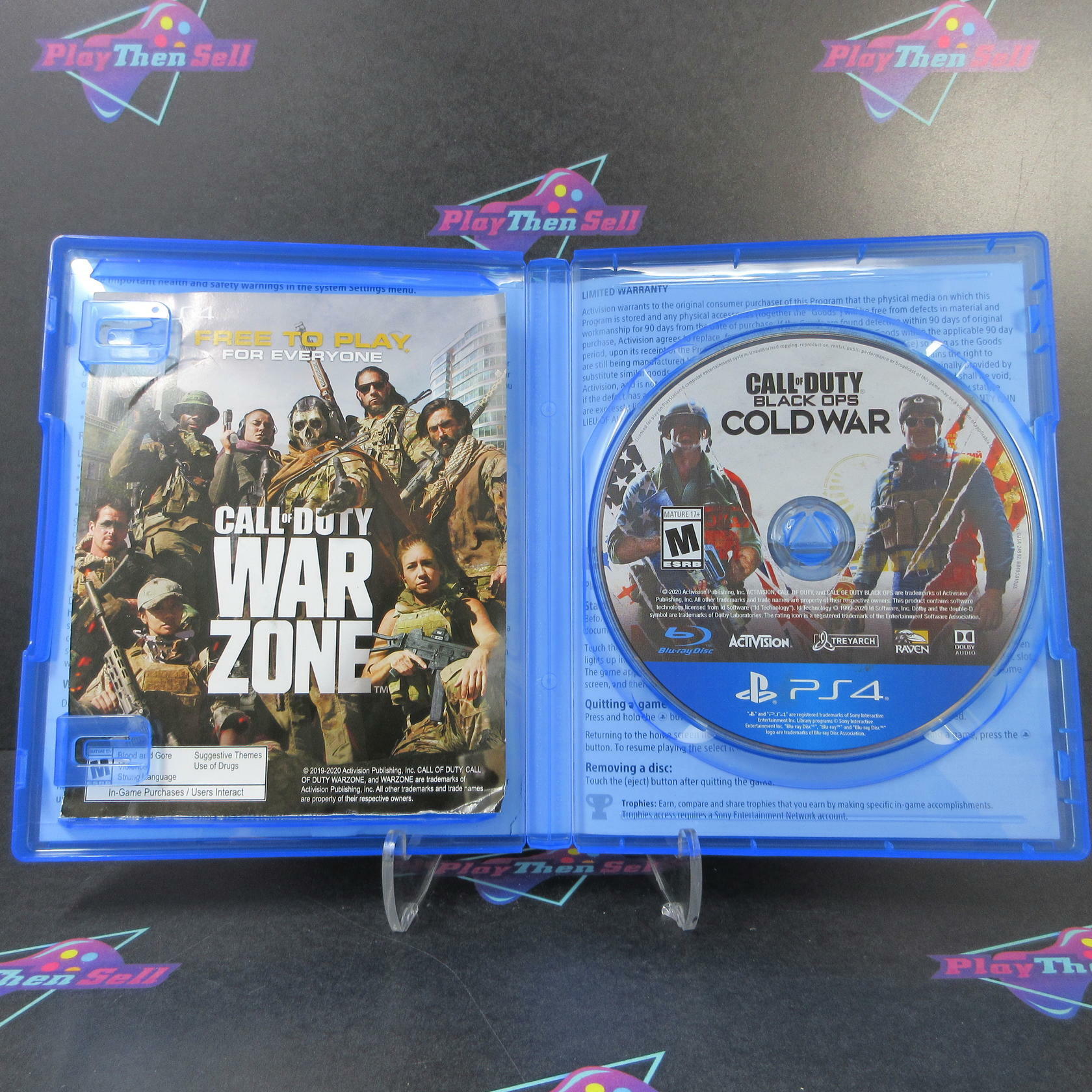 Call of Duty Black Ops Cold War PS4 PlayStation 4 AD - Very Good