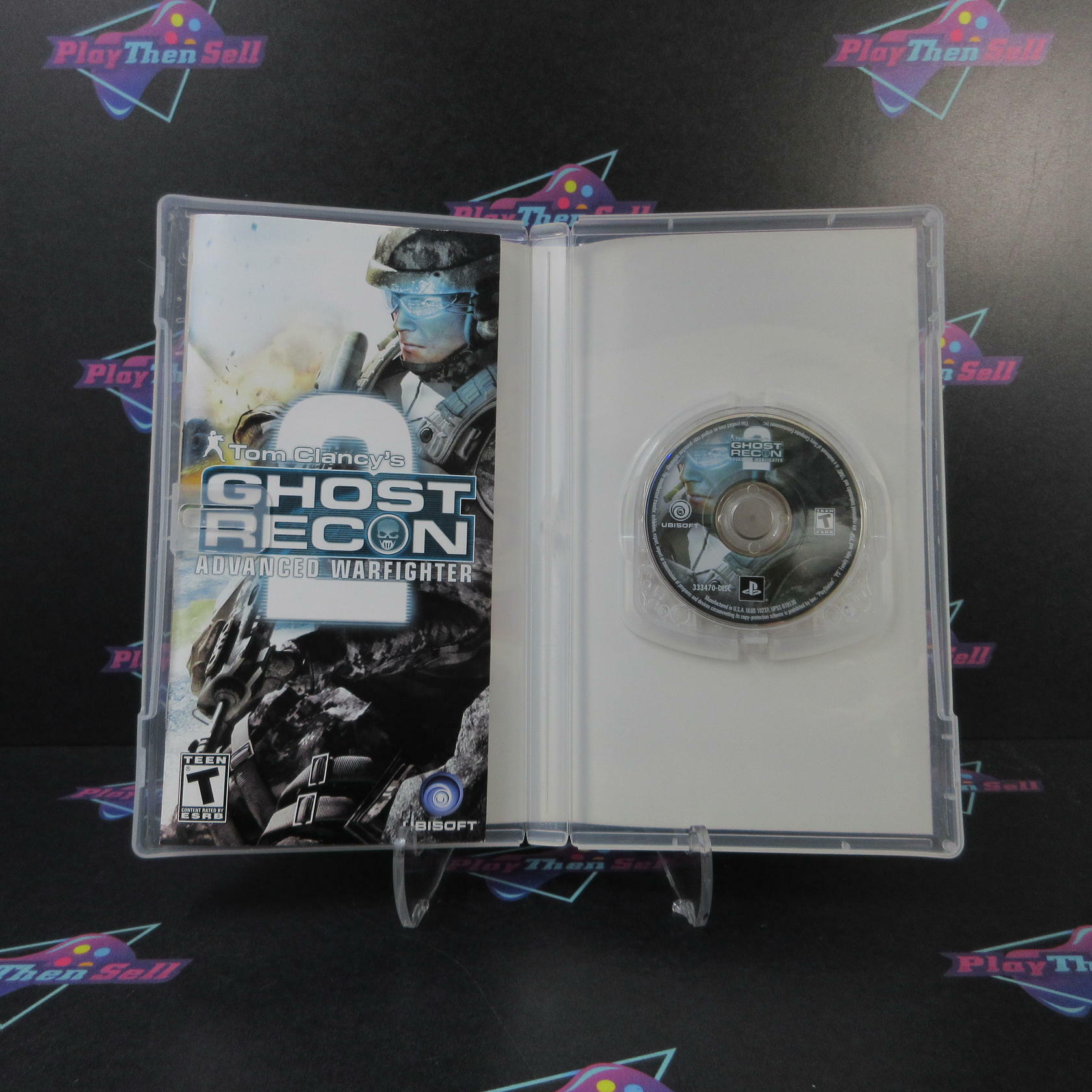 Tom Clancy's Ghost Recon Advanced Warfighter 2 Sony PSP Clear UMD - Like New