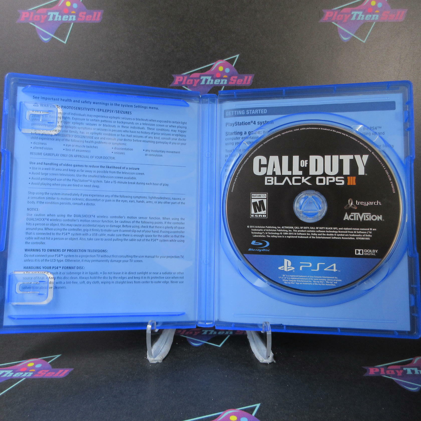 Call of Duty Black Ops 4 PS4 PlayStation 4 AD Complete CIB - Very Good