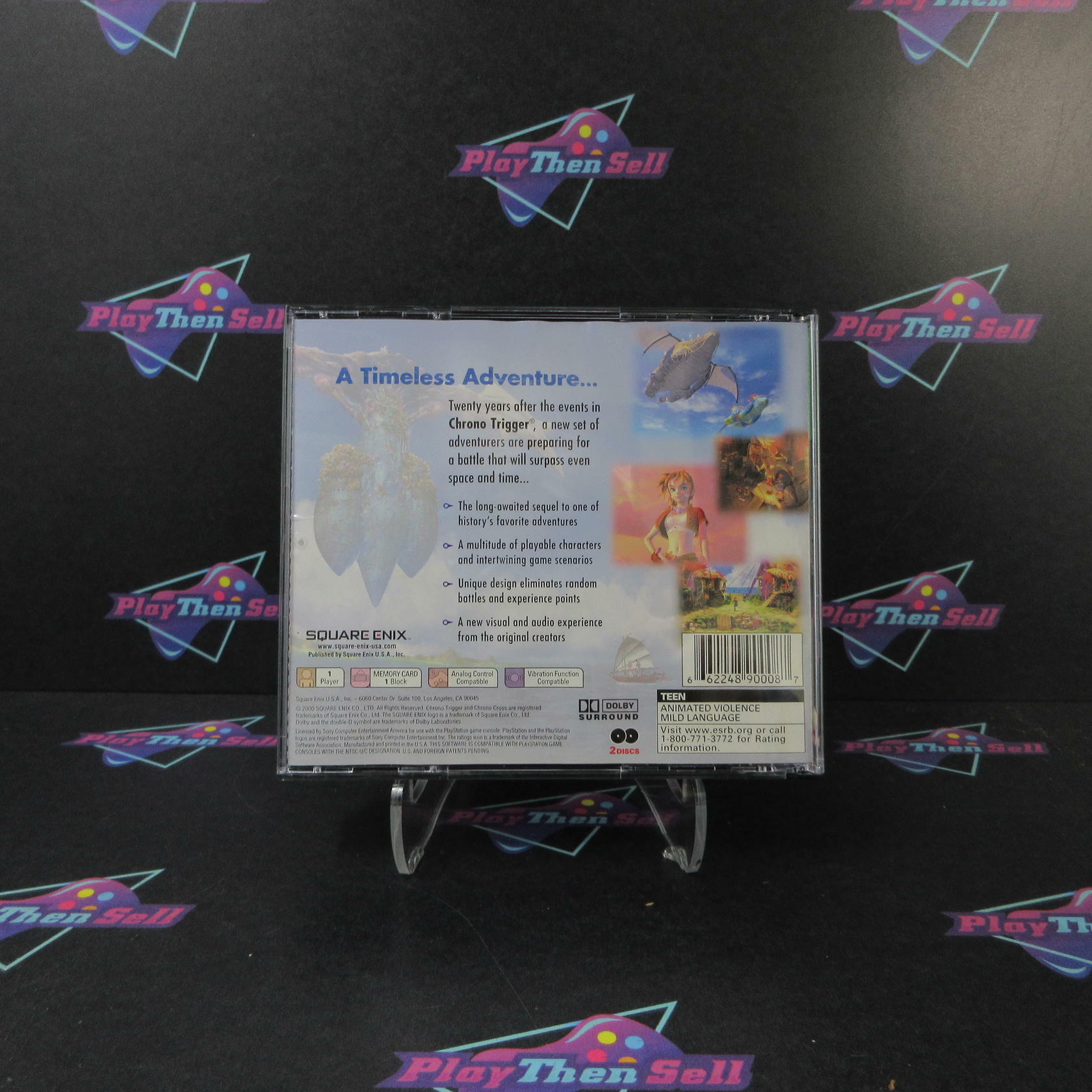 Chrono Cross GH PS1 PlayStation 1 AD + Reg Card Complete CIB - Very Good