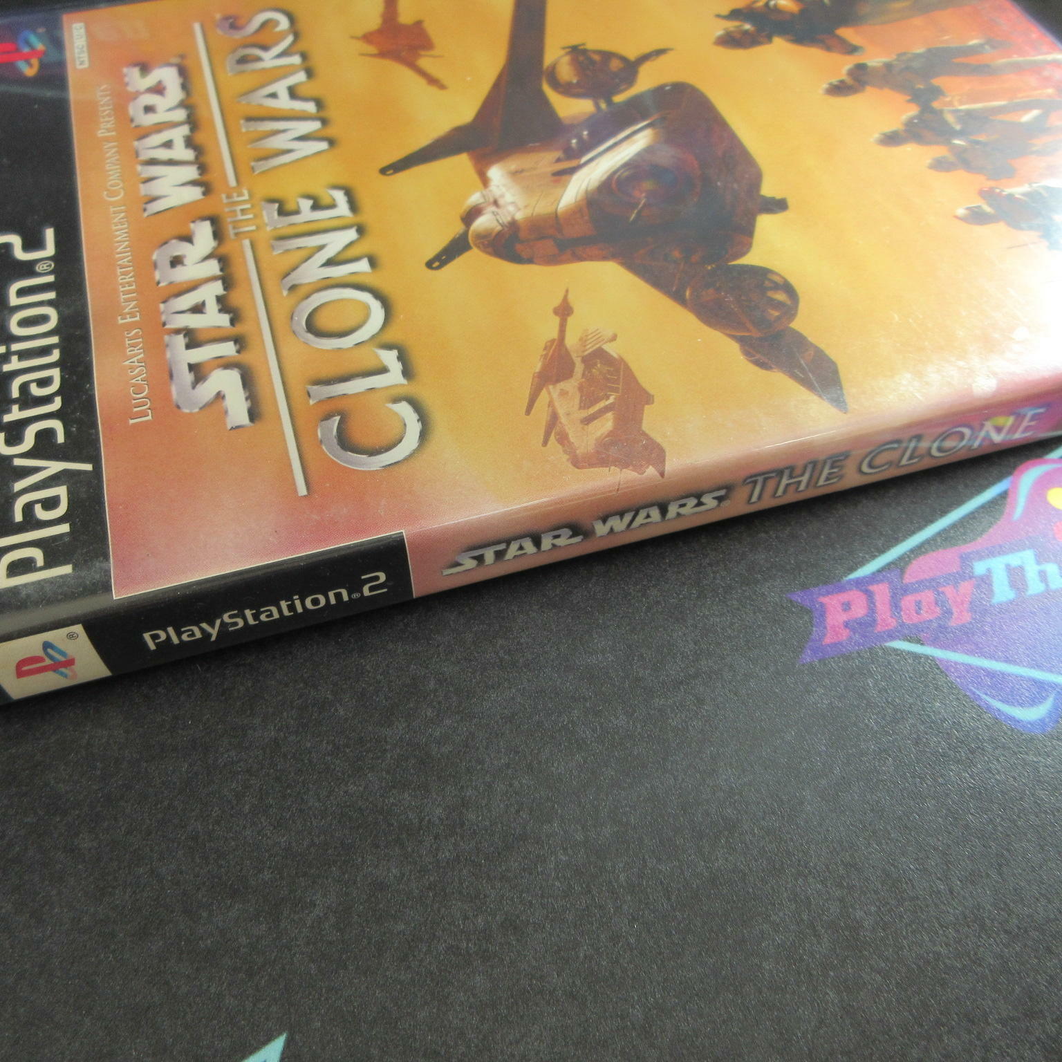 Star Wars The Clone Wars PS2 PlayStation 2 AD/NM - Very Good