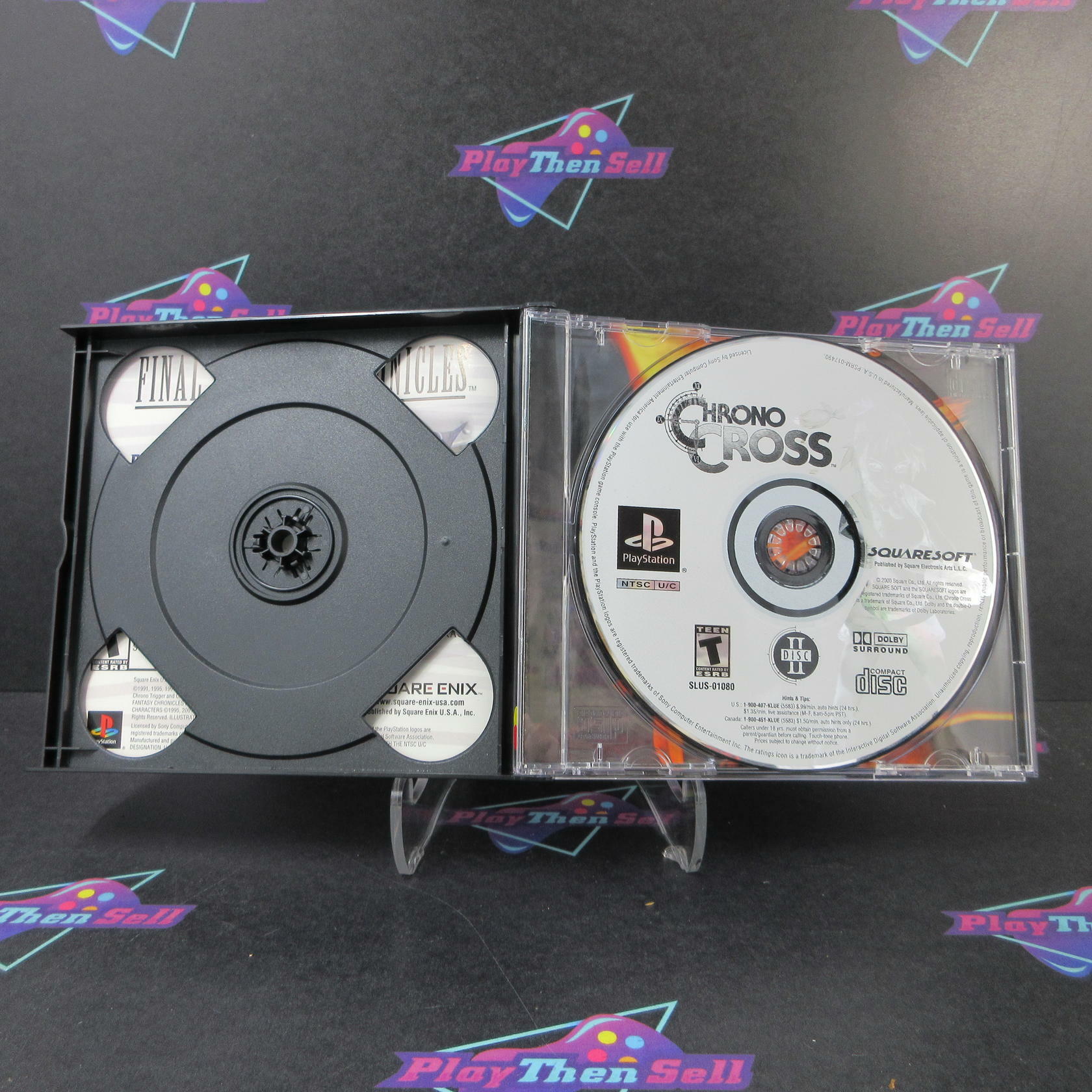Chrono Cross GH PS1 PlayStation 1 AD + Reg Card Complete CIB - Very Good