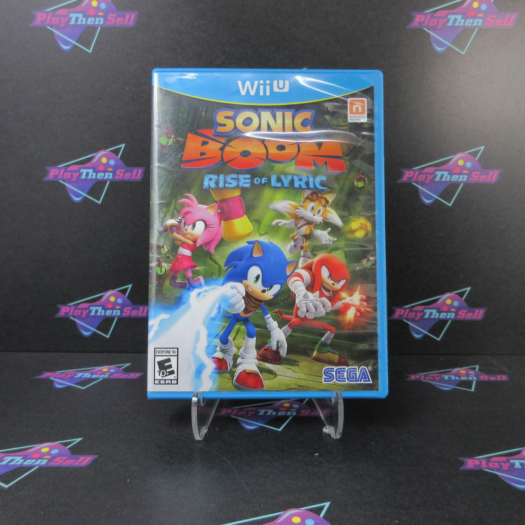 Sonic Boom Rise of Lyric Nintendo Wii U AD Complete CIB - Very Good