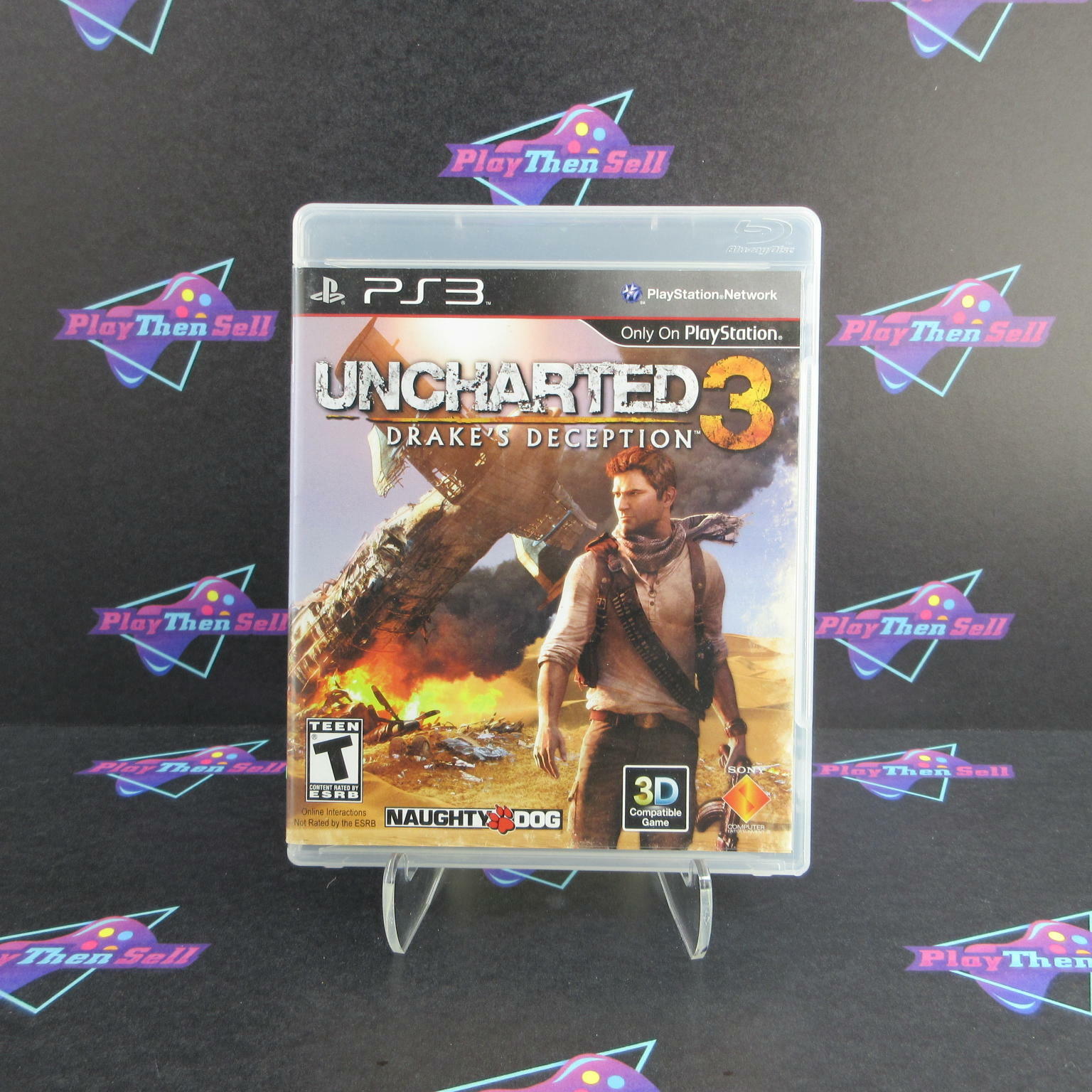 Uncharted 3 Drake's Deception PS3 PlayStation 3 - Very Good