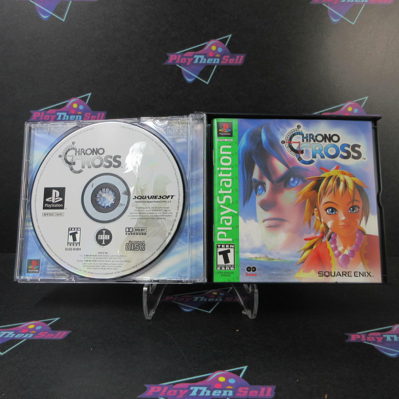 Chrono Cross GH PS1 PlayStation 1 AD + Reg Card Complete CIB - Very Good