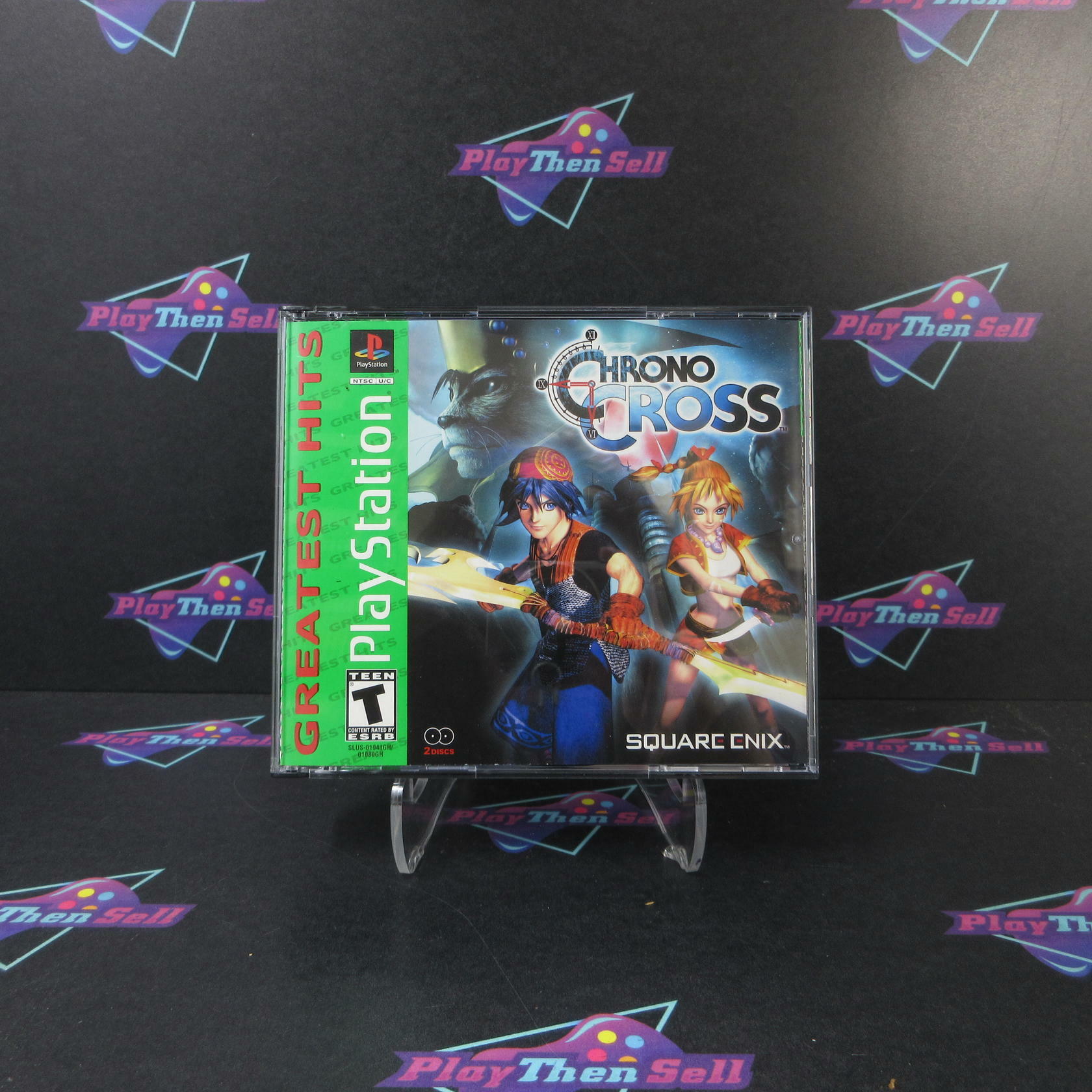 Chrono Cross GH PS1 PlayStation 1 AD + Reg Card Complete CIB - Very Good