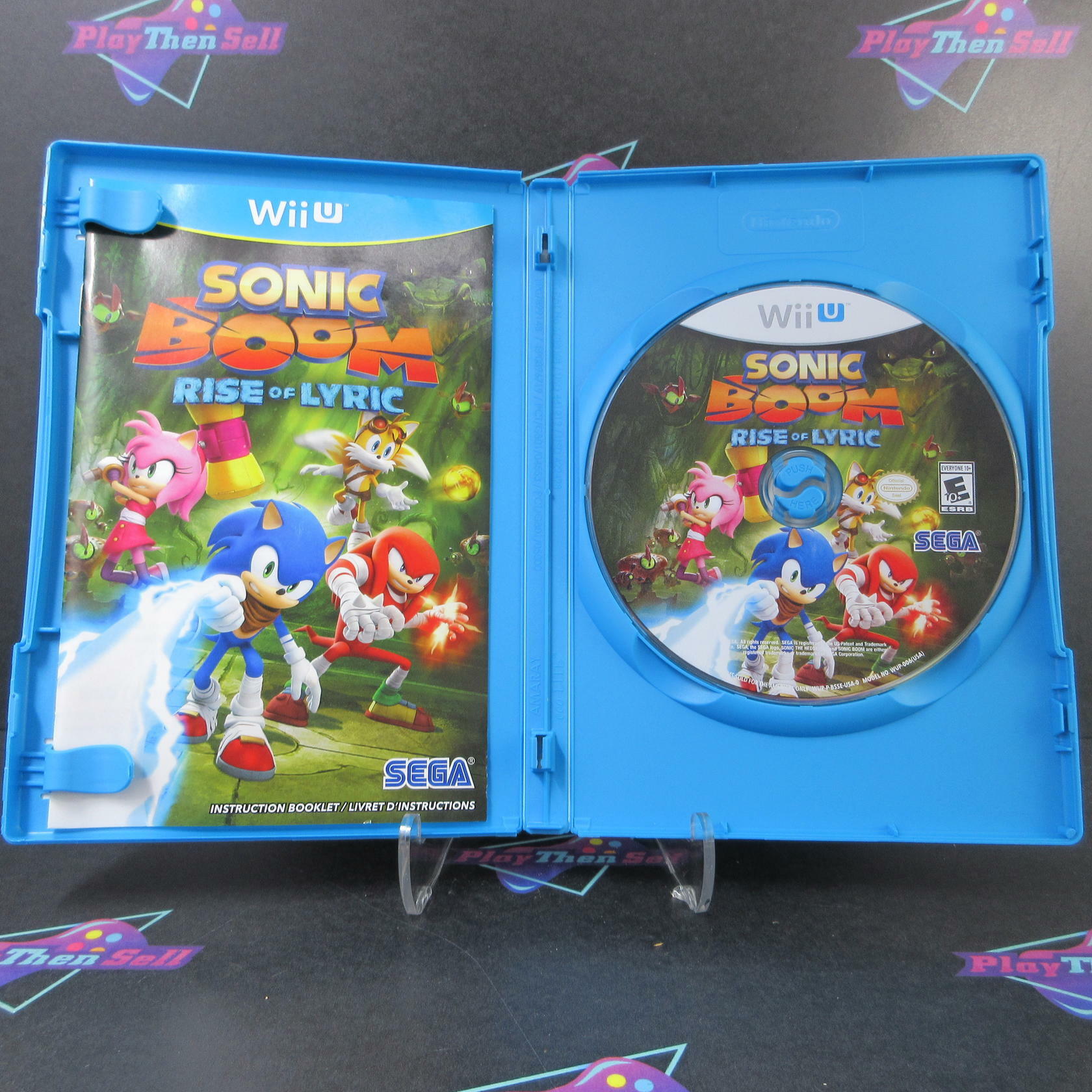 Sonic Boom Rise of Lyric Nintendo Wii U AD Complete CIB - Very Good