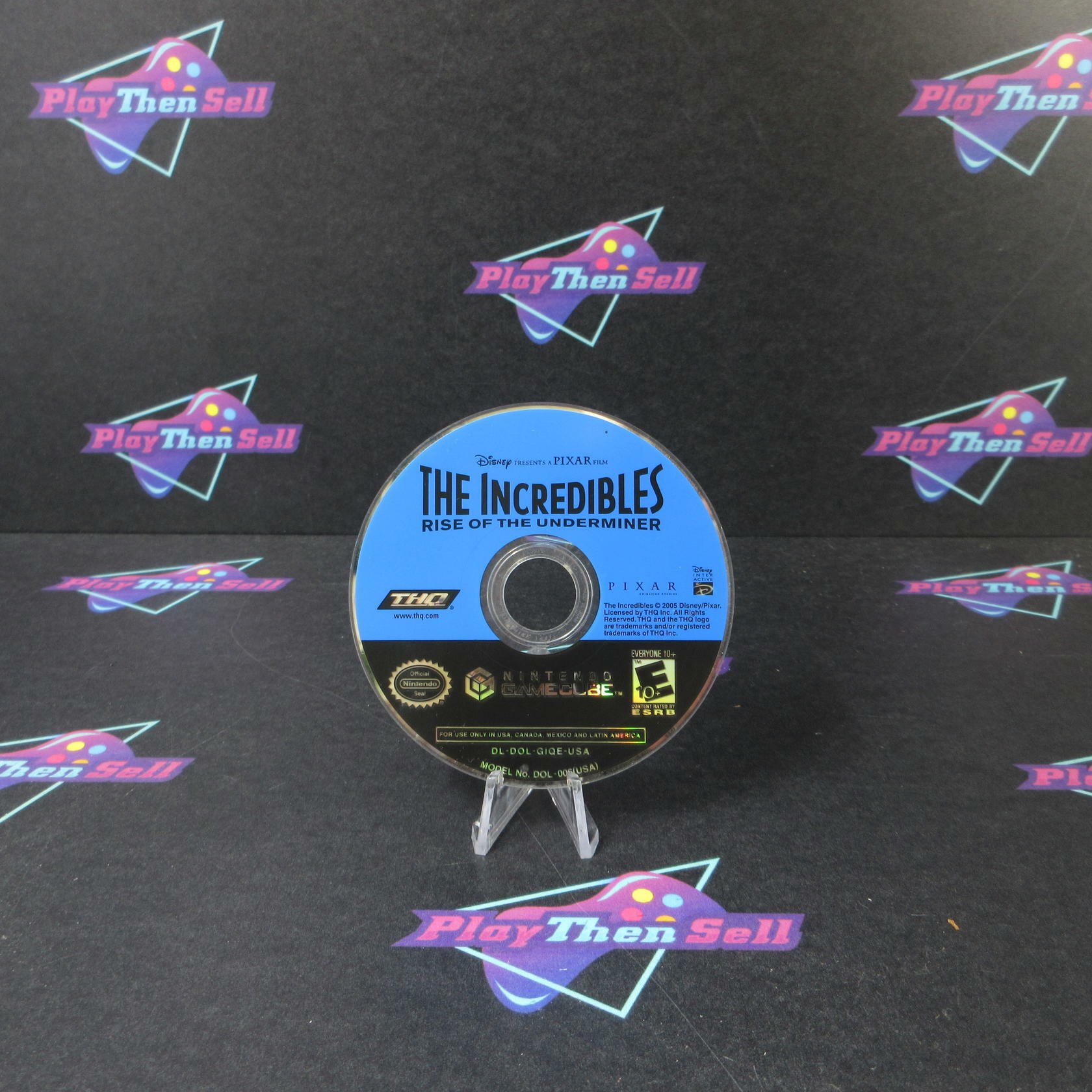 Incredibles 2 Rise of the Underminer Nintendo GameCube Disc Only Tested - Very Good