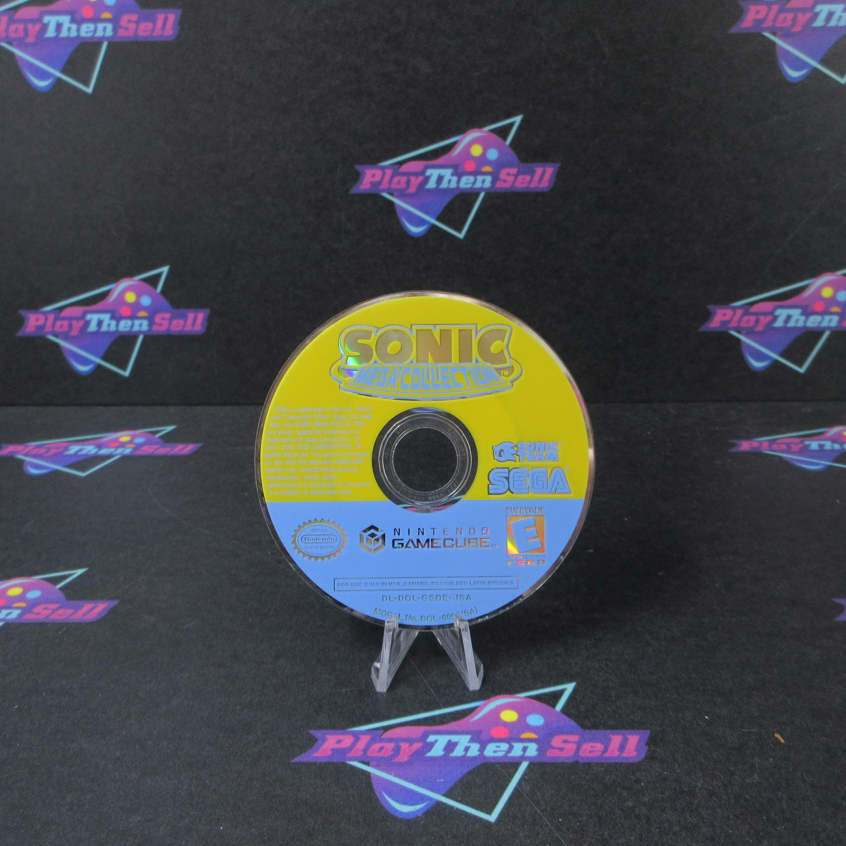 Sonic Mega Collection Nintendo GameCube Disc Only Tested - Very Good