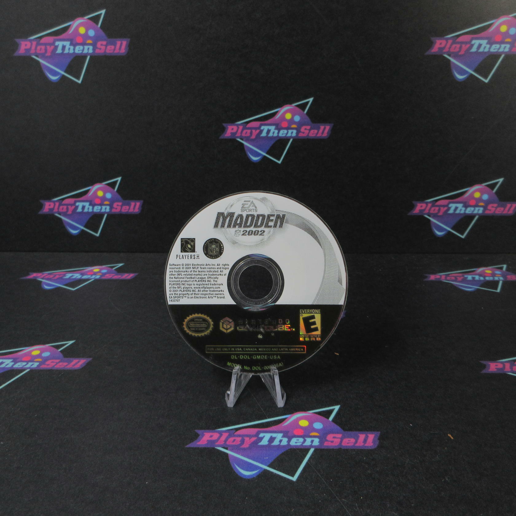Madden NFL 2002 Nintendo GameCube Disc Only Tested - Very Good