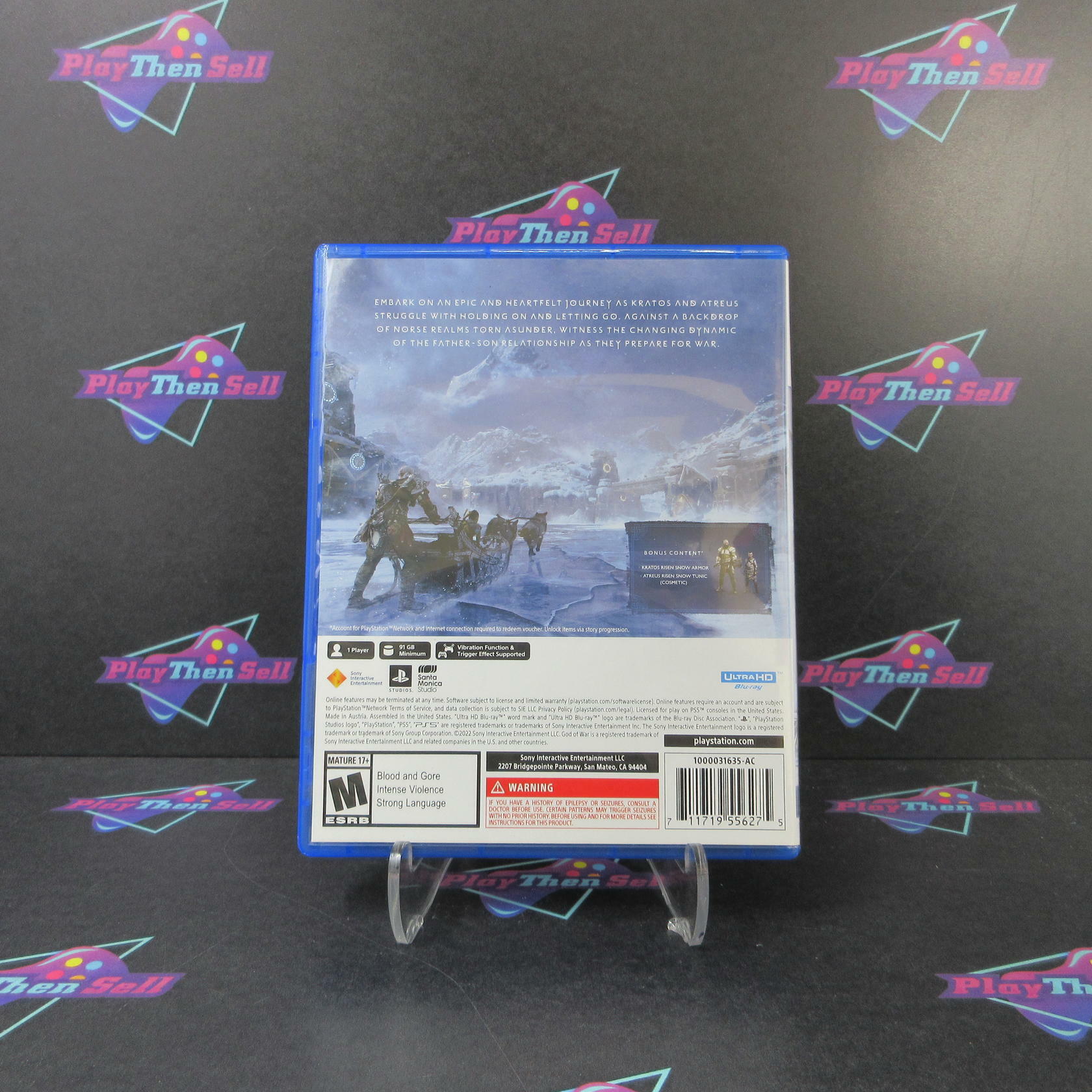 God of War Ragnarok Launch Edition PS5 PlayStation 5 - Like New