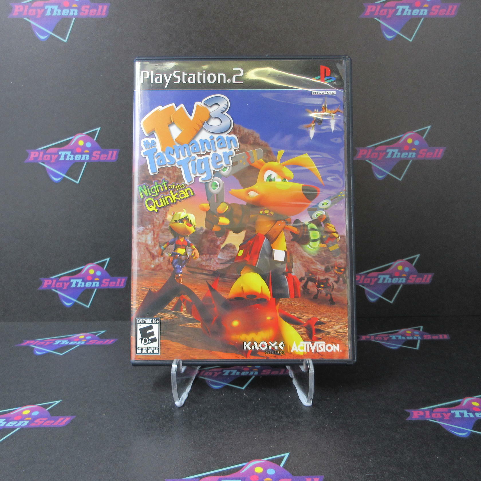 TY3 The Tasmanian Tiger Night of the Quinkan PS2 PlayStation 2 + Reg Card - Like New