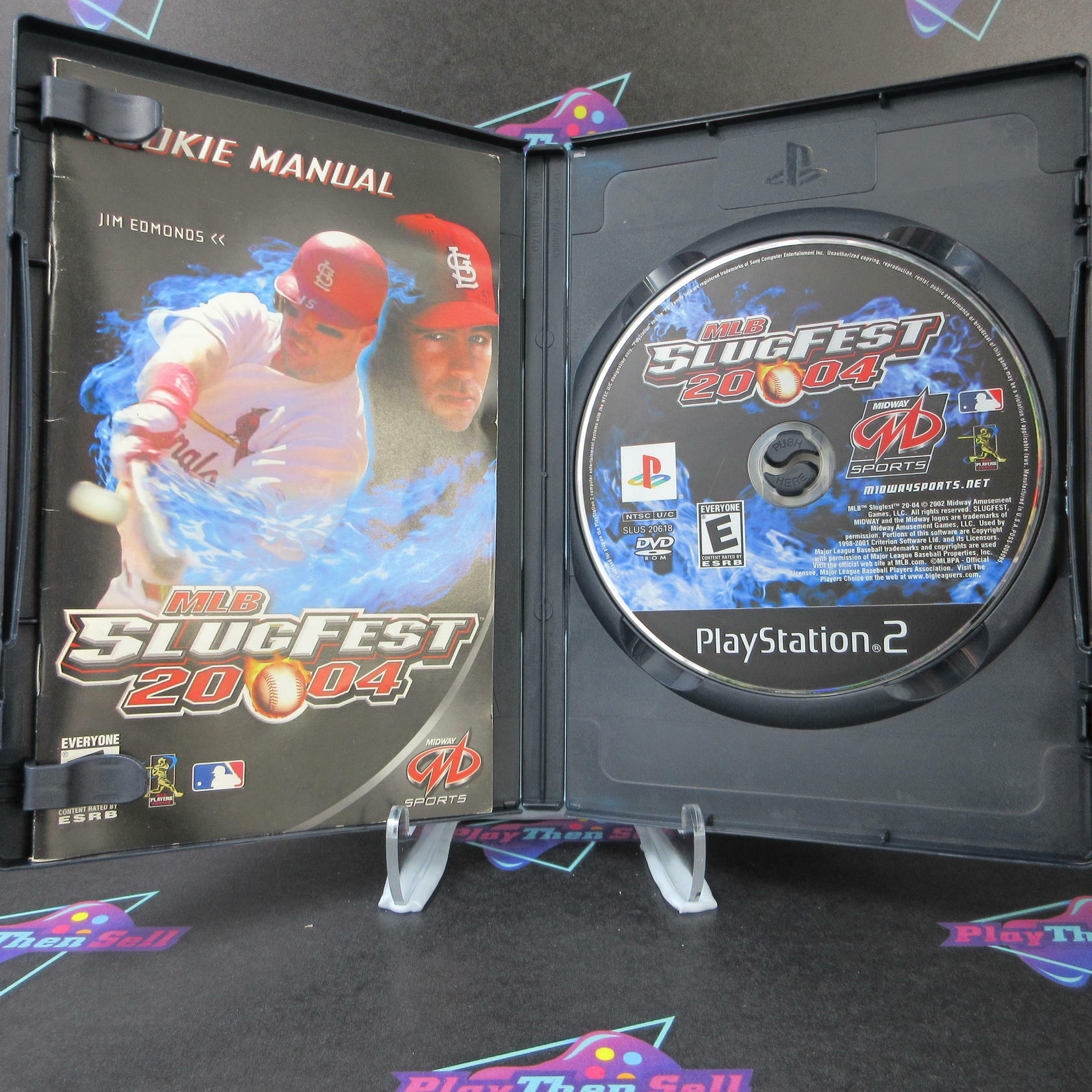 MLB Slugfest 2004 PS2 PlayStation 2 + Reg Card - Like New