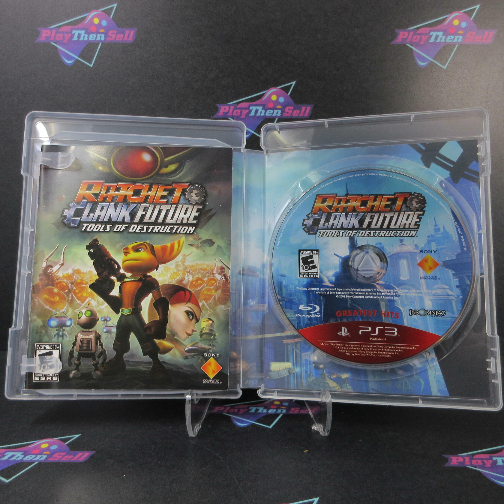 Ratchet and Clank Future Tools of Destruction PS3 GH + Reg Card Complete - Very Good