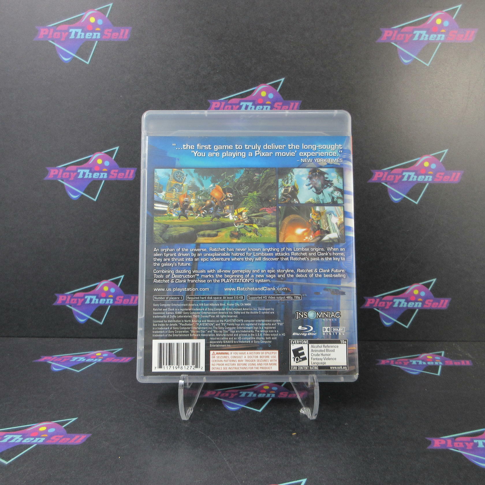 Ratchet and Clank Future Tools of Destruction PS3 GH + Reg Card Complete - Very Good