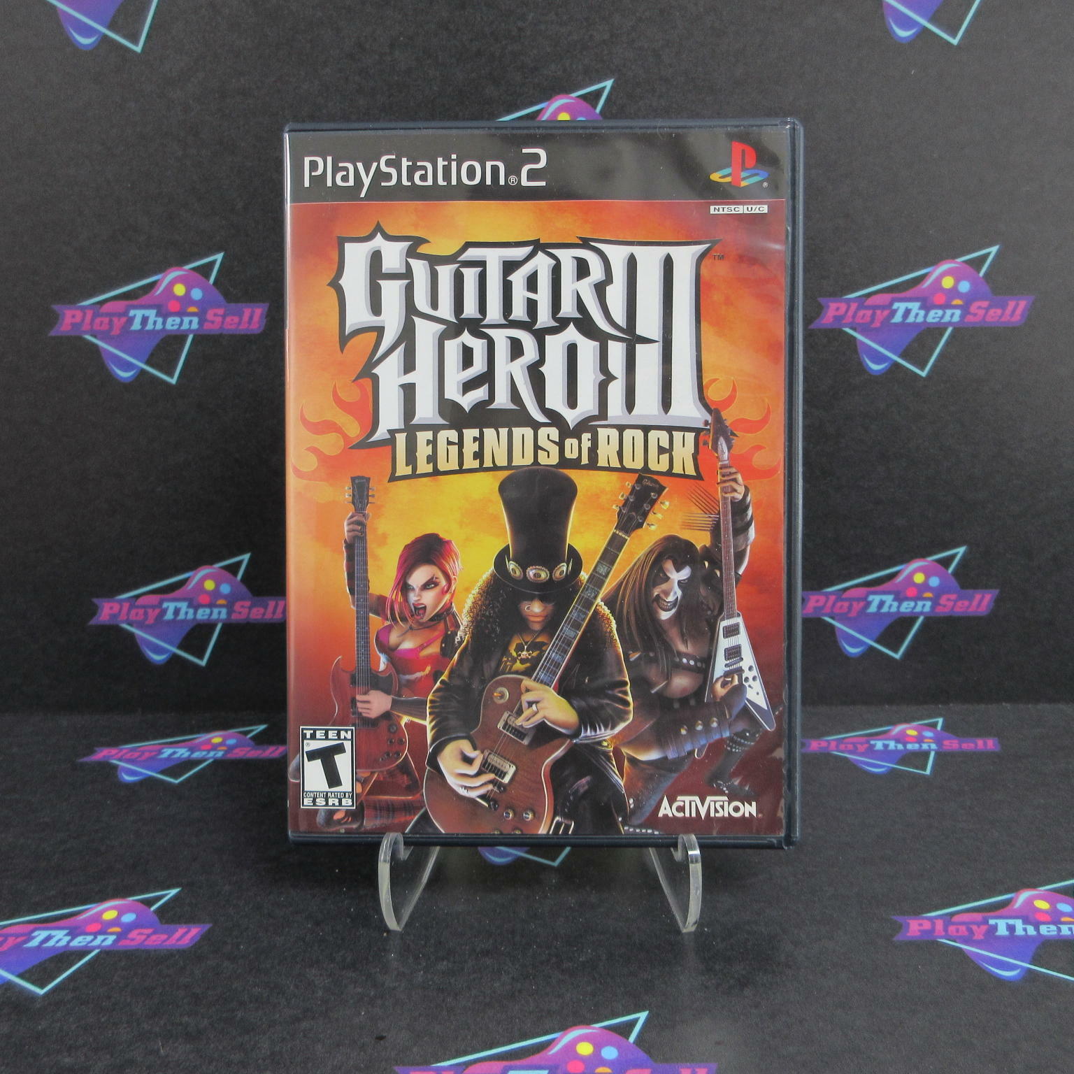 Guitar Hero 3 Legends of Rock PS2 PlayStation 2 - Very Good