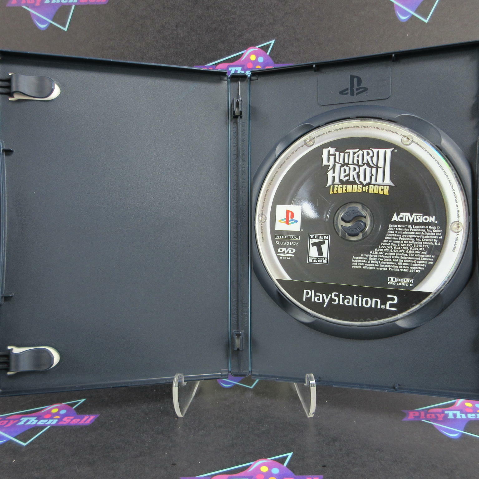 Guitar Hero 3 Legends of Rock PS2 PlayStation 2 - Very Good