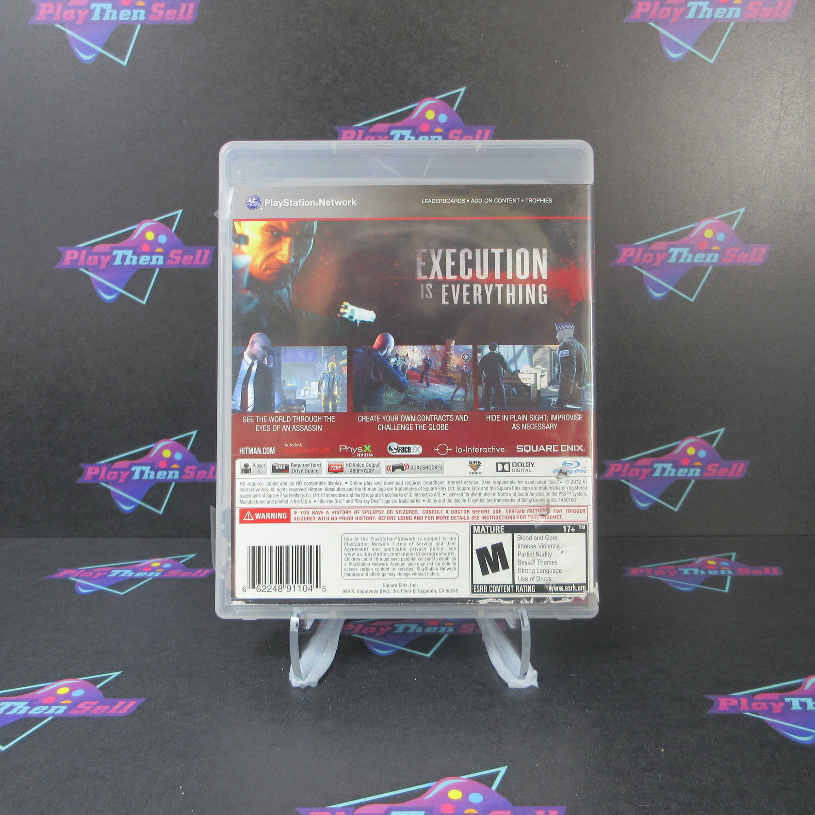 Hitman Absolution PS3 PlayStation 3 AD Complete CIB - Very Good